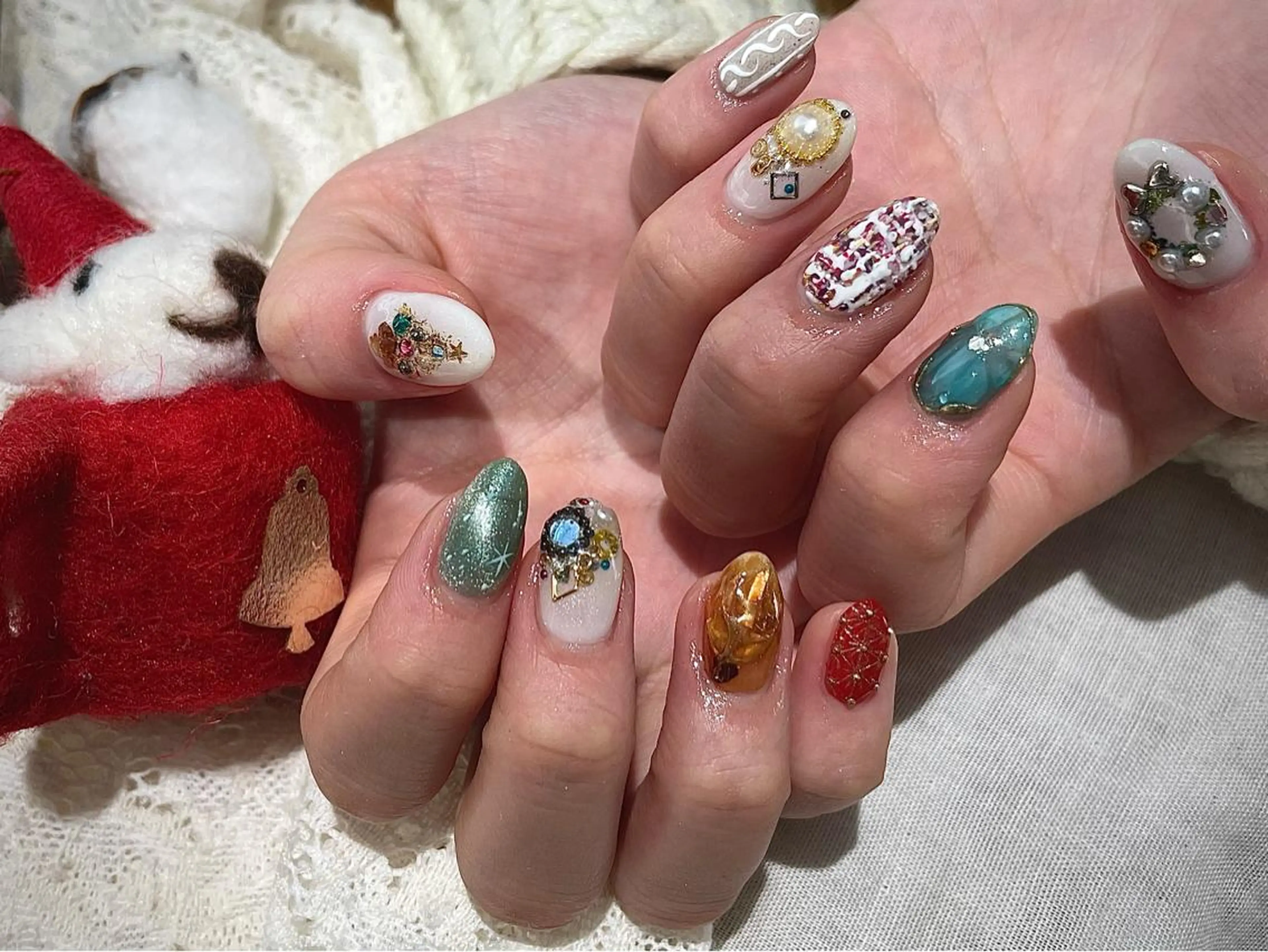 セミロング m kaori𓃟のネイルデザイン