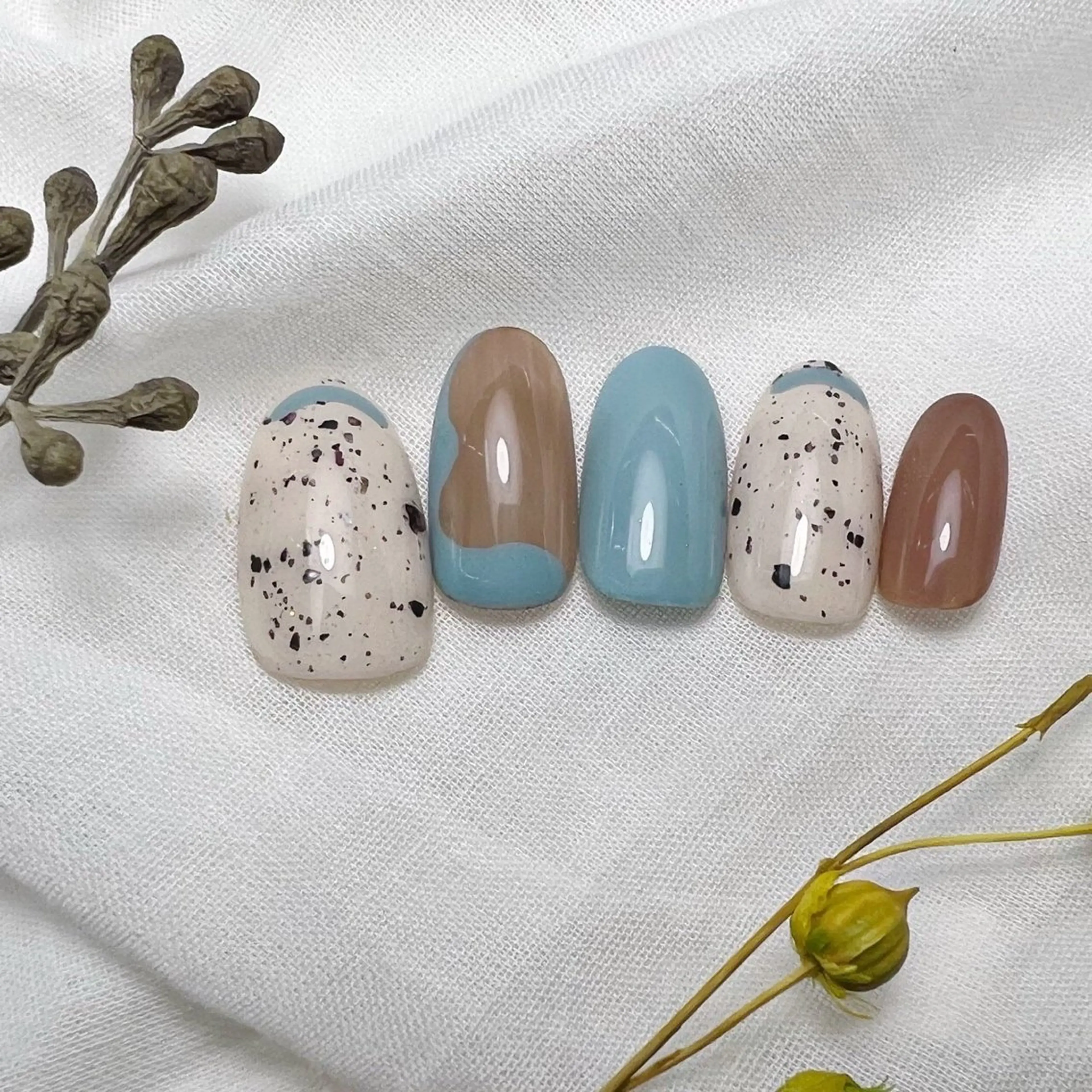 ネイル アートネイル シンプルネイル ネイルチップ ⭐︎休業中の練習⭐︎ JNA認定講師髙橋のネイルデザイン