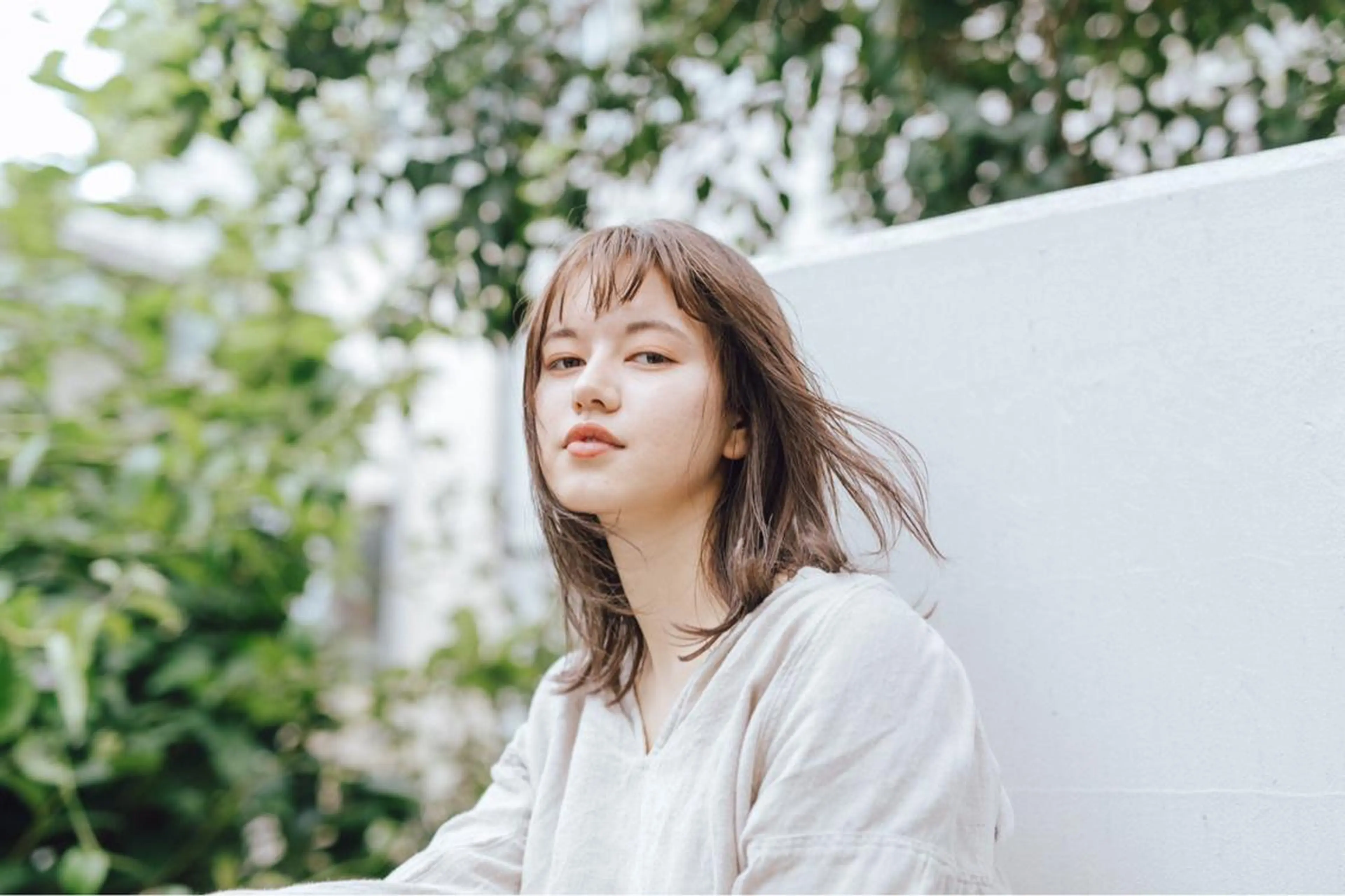 ミディアム カラー トリートメント トップ スタイリストのヘアスタイル