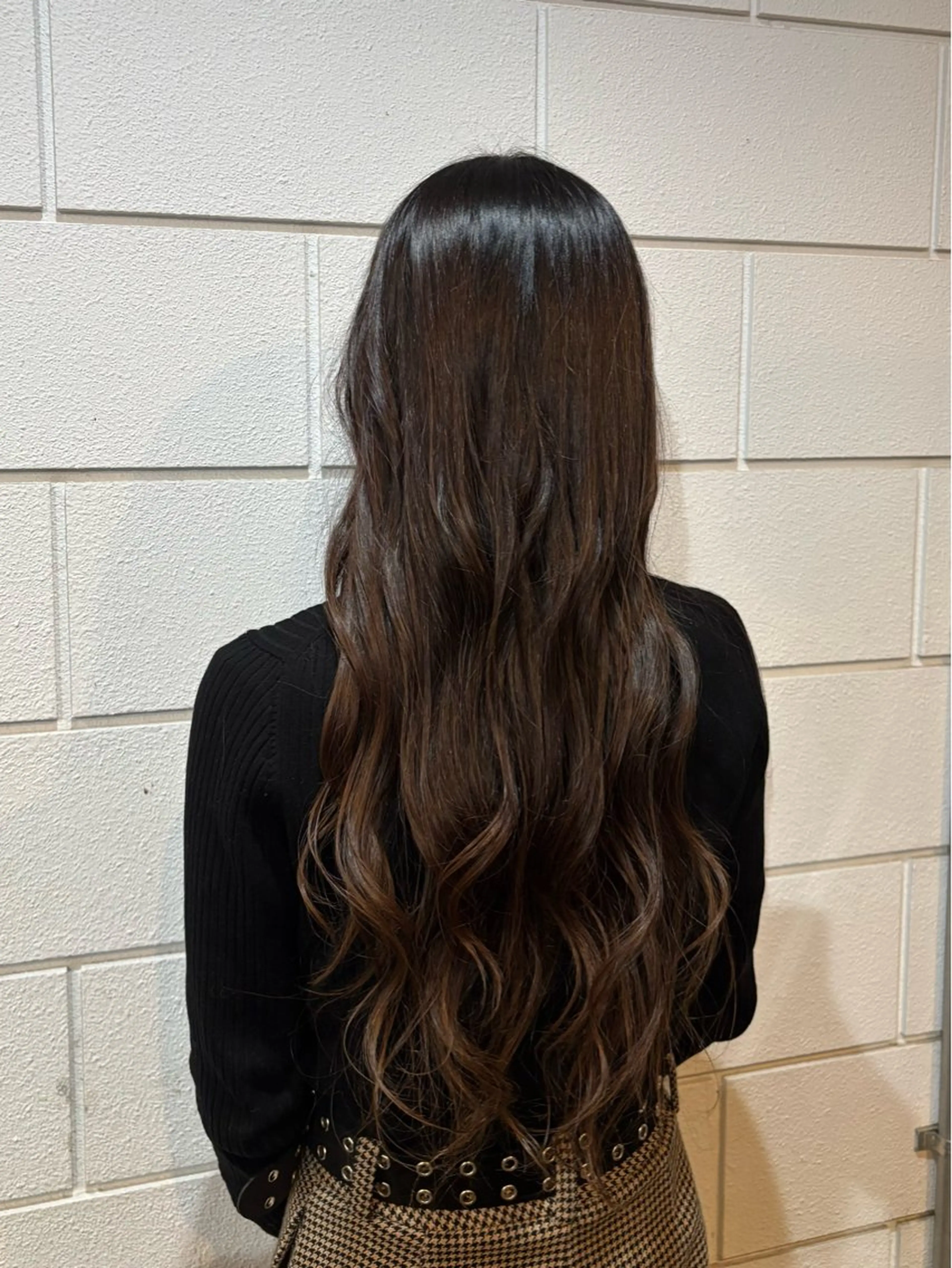 ロング カラー 平野 礼のヘアスタイル