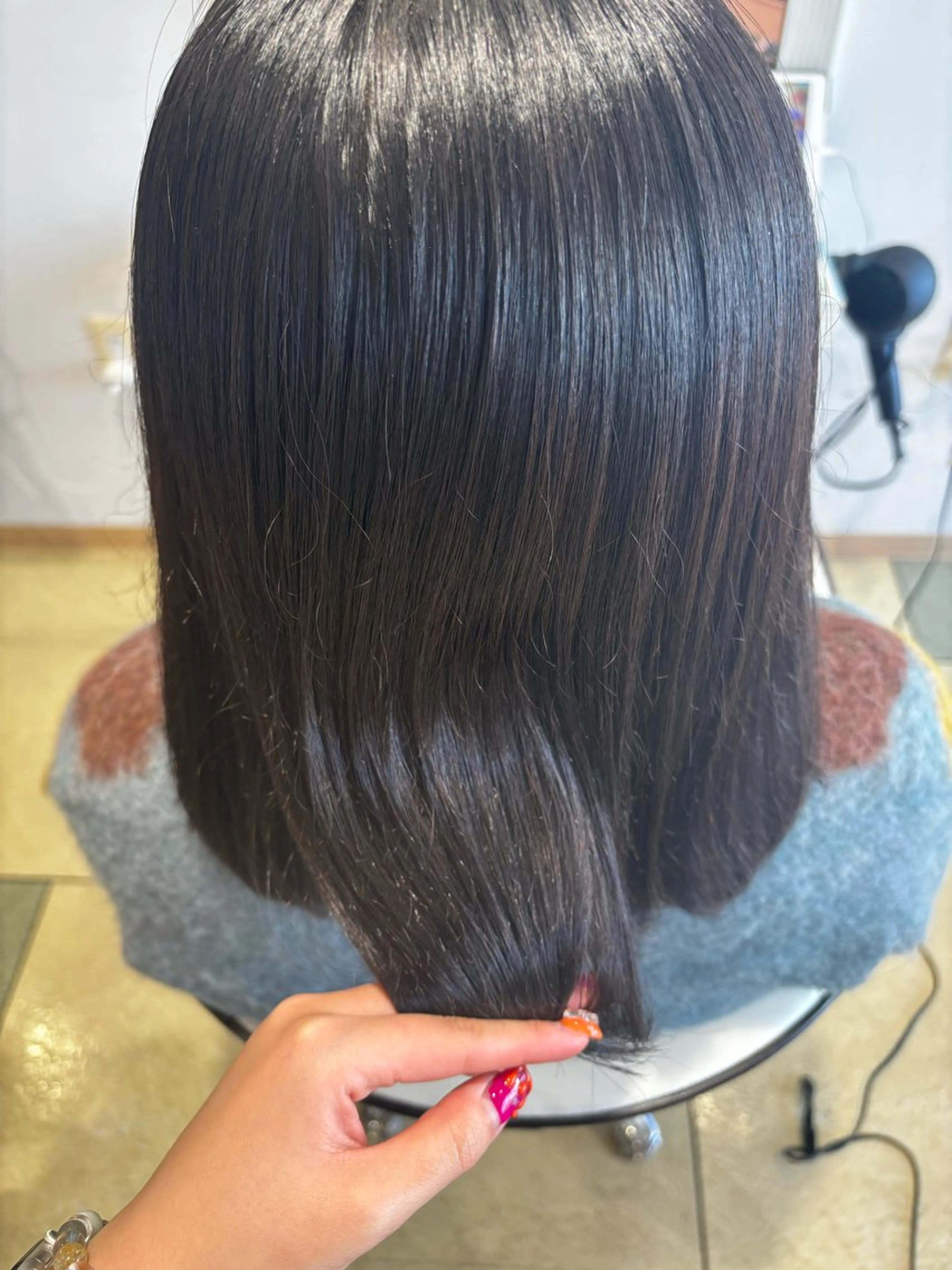 カラー 奈那美🌸 韓国ヘア🌸透明感のヘアスタイル