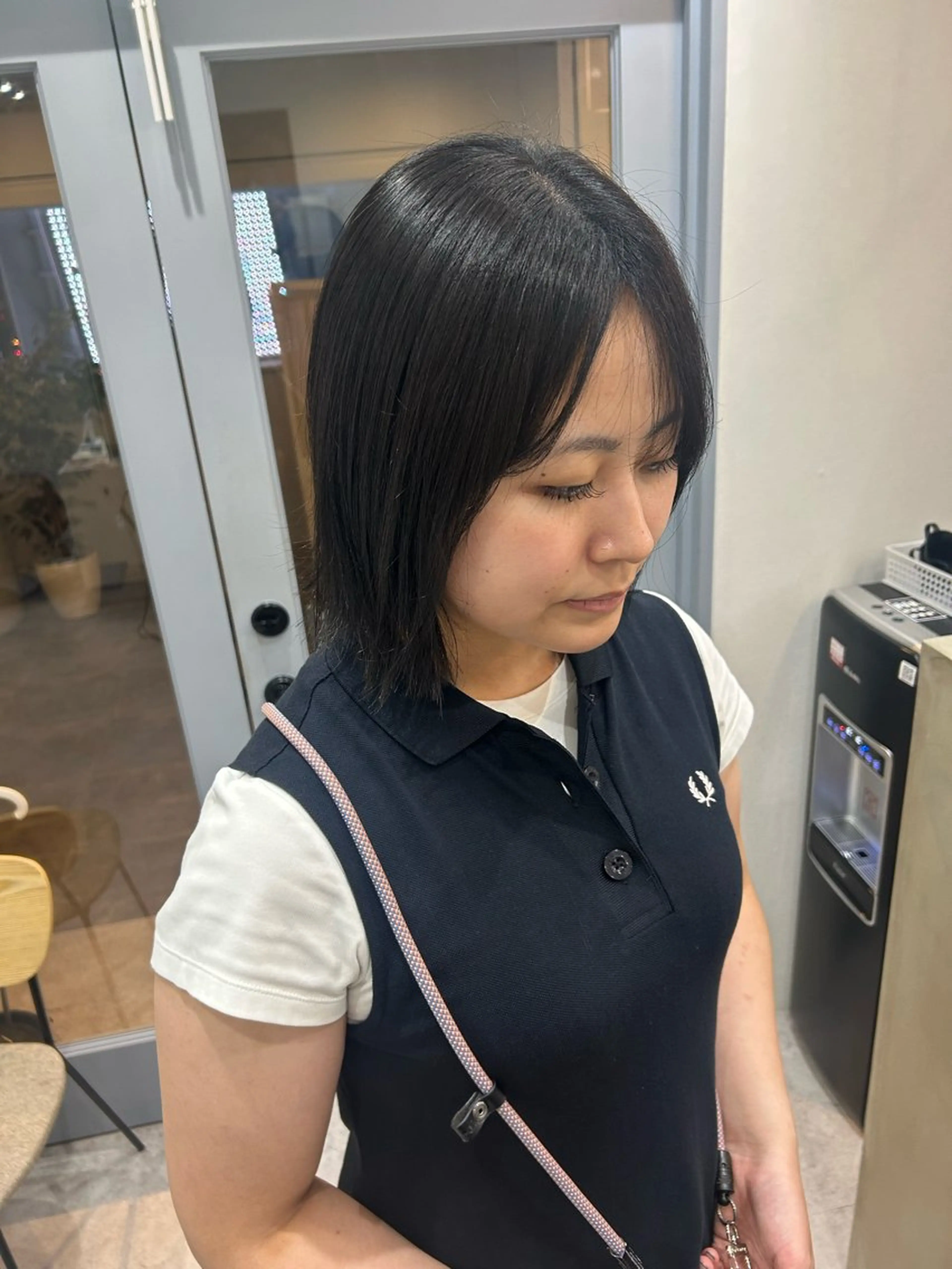 ミディアム カラー ヘアアレンジ カット ボブ /ニュアンス/ satomi🧸💖のヘアスタイル