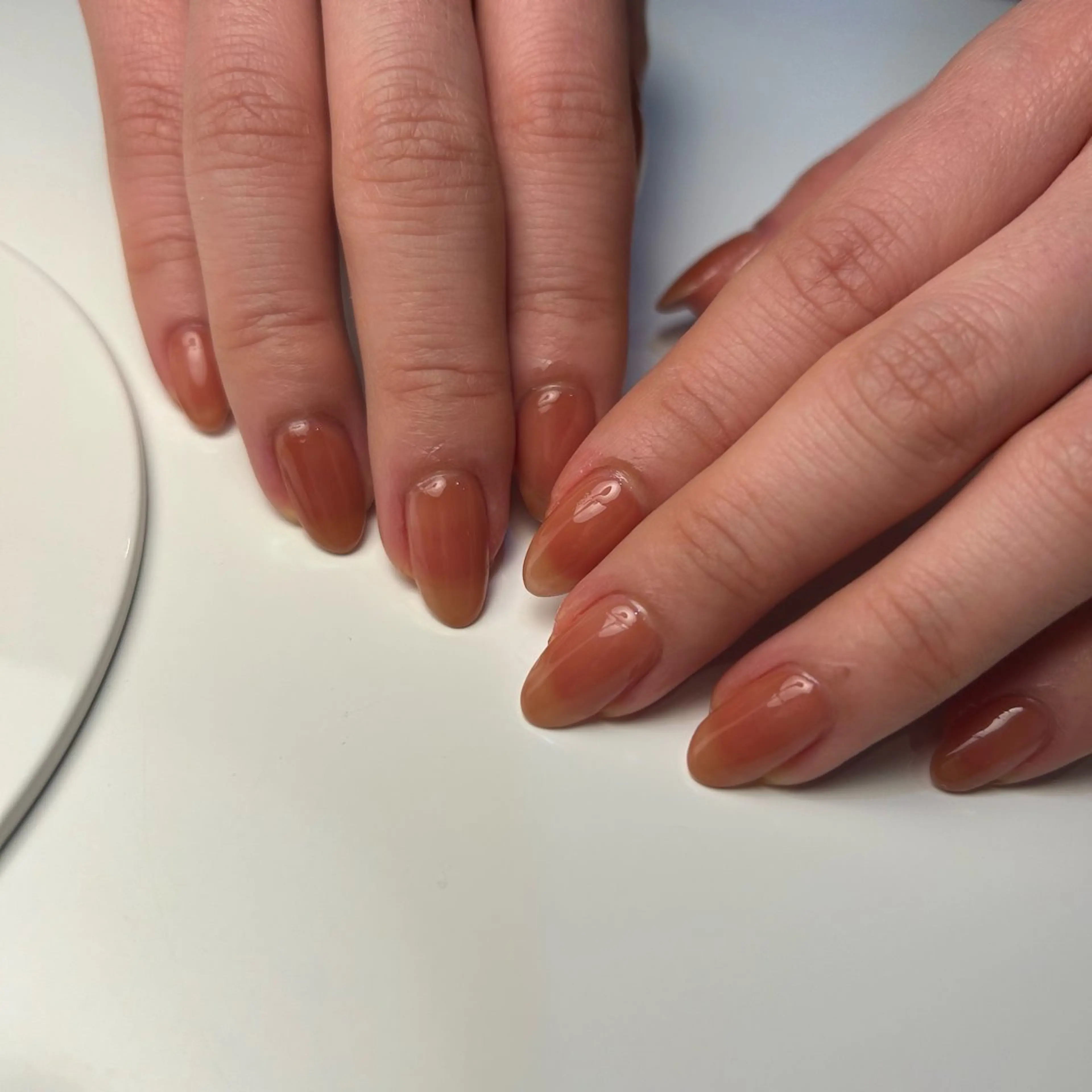 ネイル ワンカラーネイル Yumi シンプルネイルのネイルデザイン