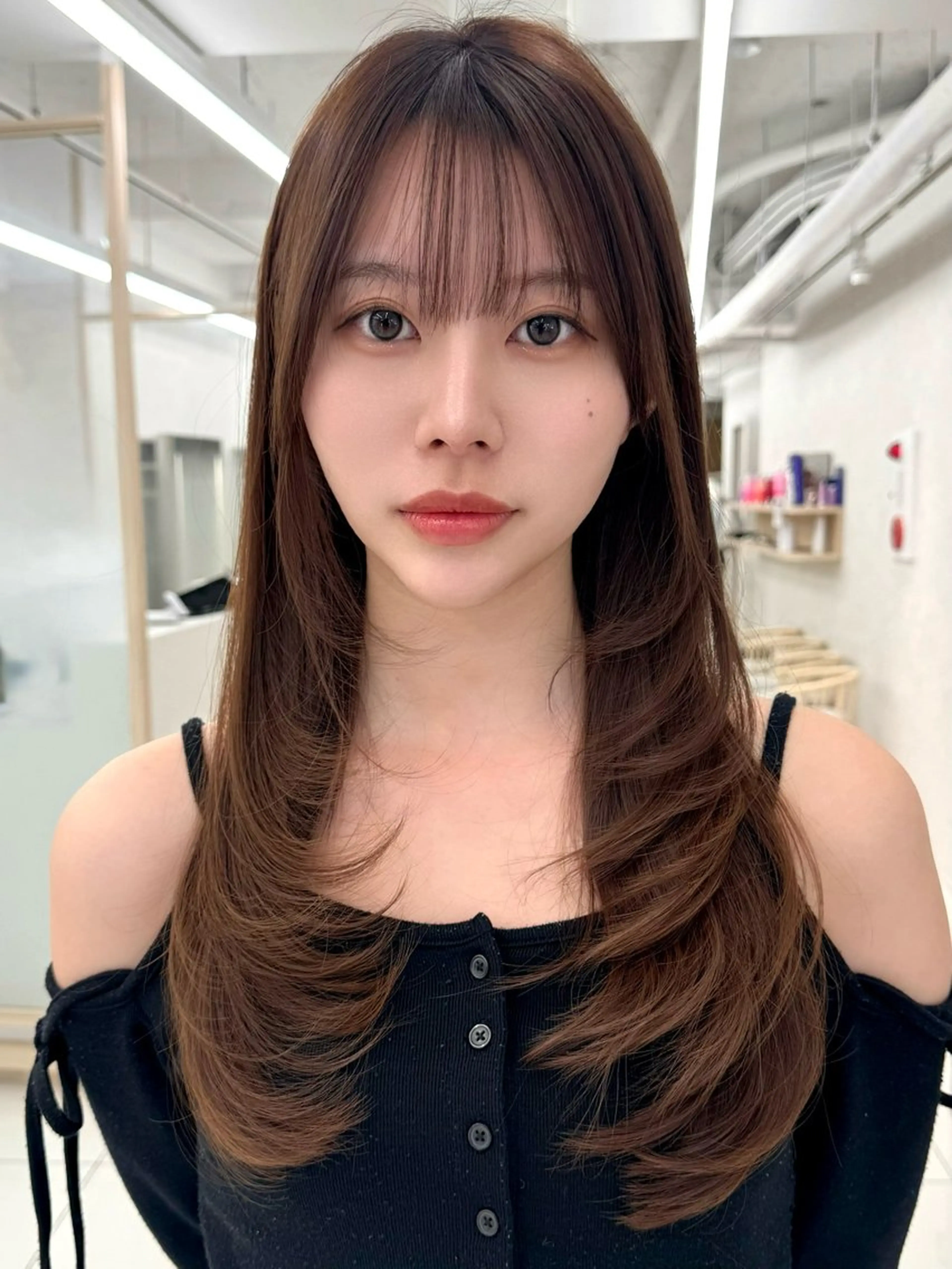 ロング 三鷹で1番ショート ボブをカットする新谷のヘアスタイル