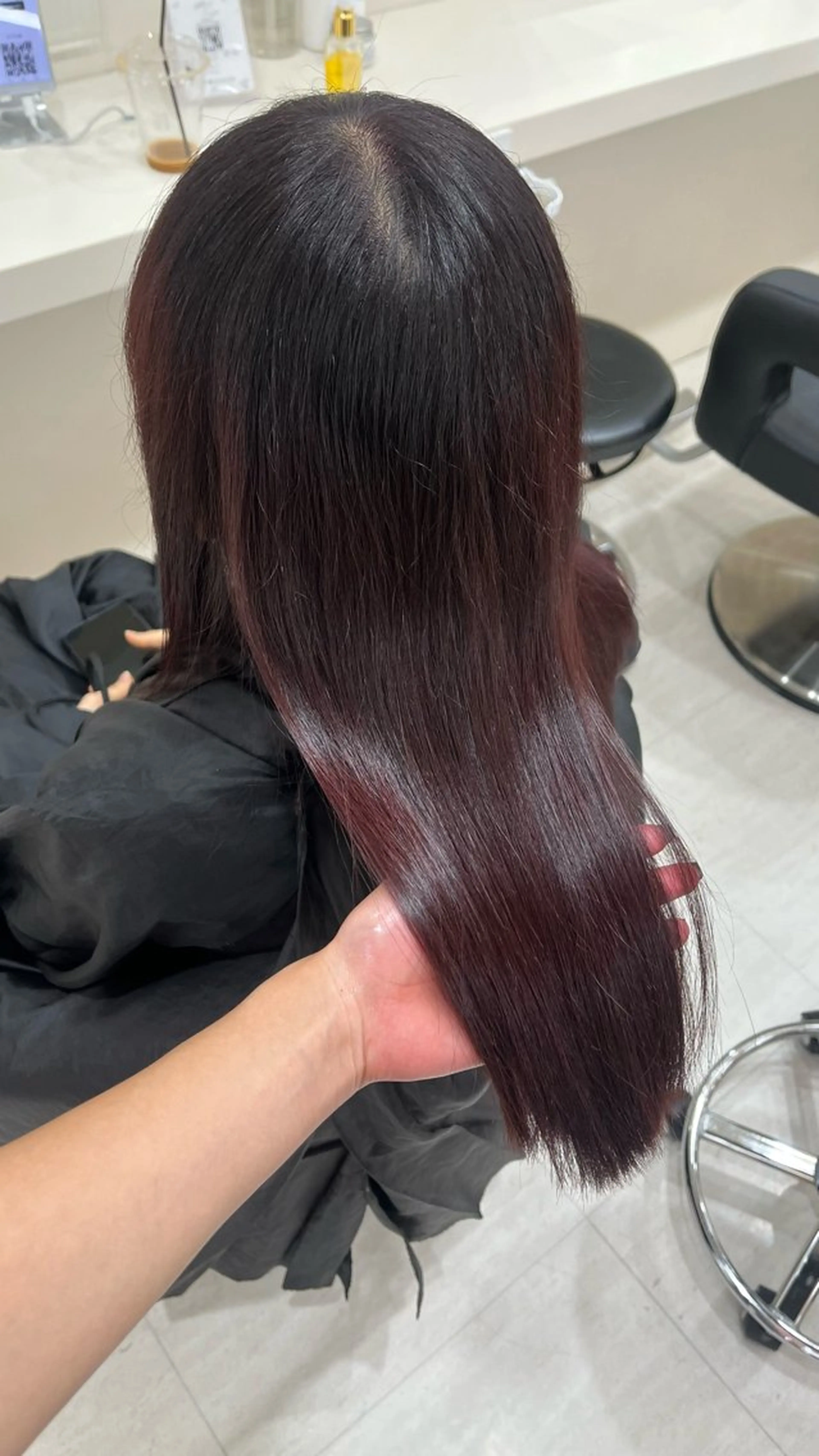 ロング カラー 髪質改善 トリートメント 大人上品ベージュ 🎀HARUNAのヘアスタイル