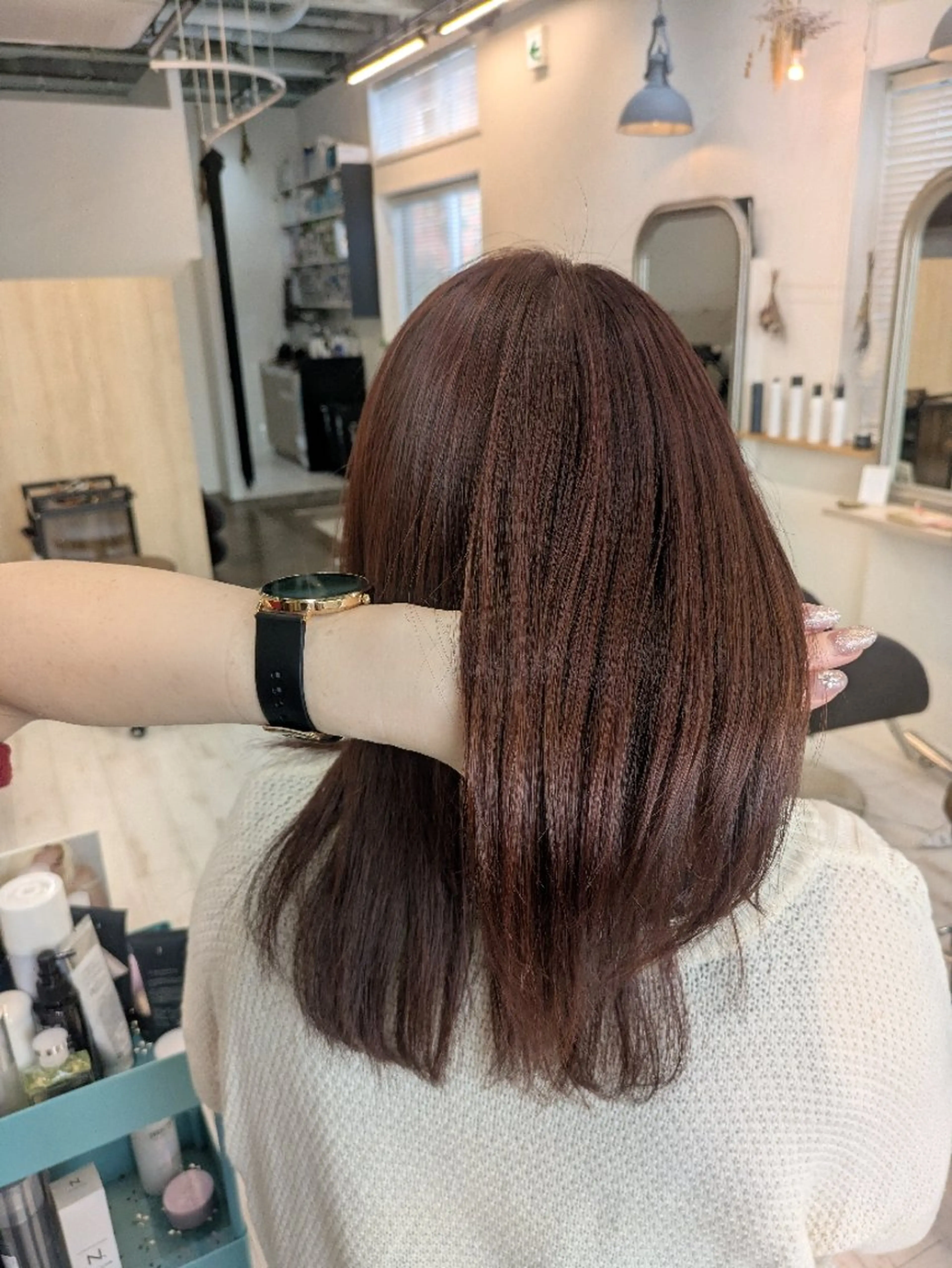 セミロング まりえ☆髪質改善/ 艶髪/オトナショートのヘアスタイル