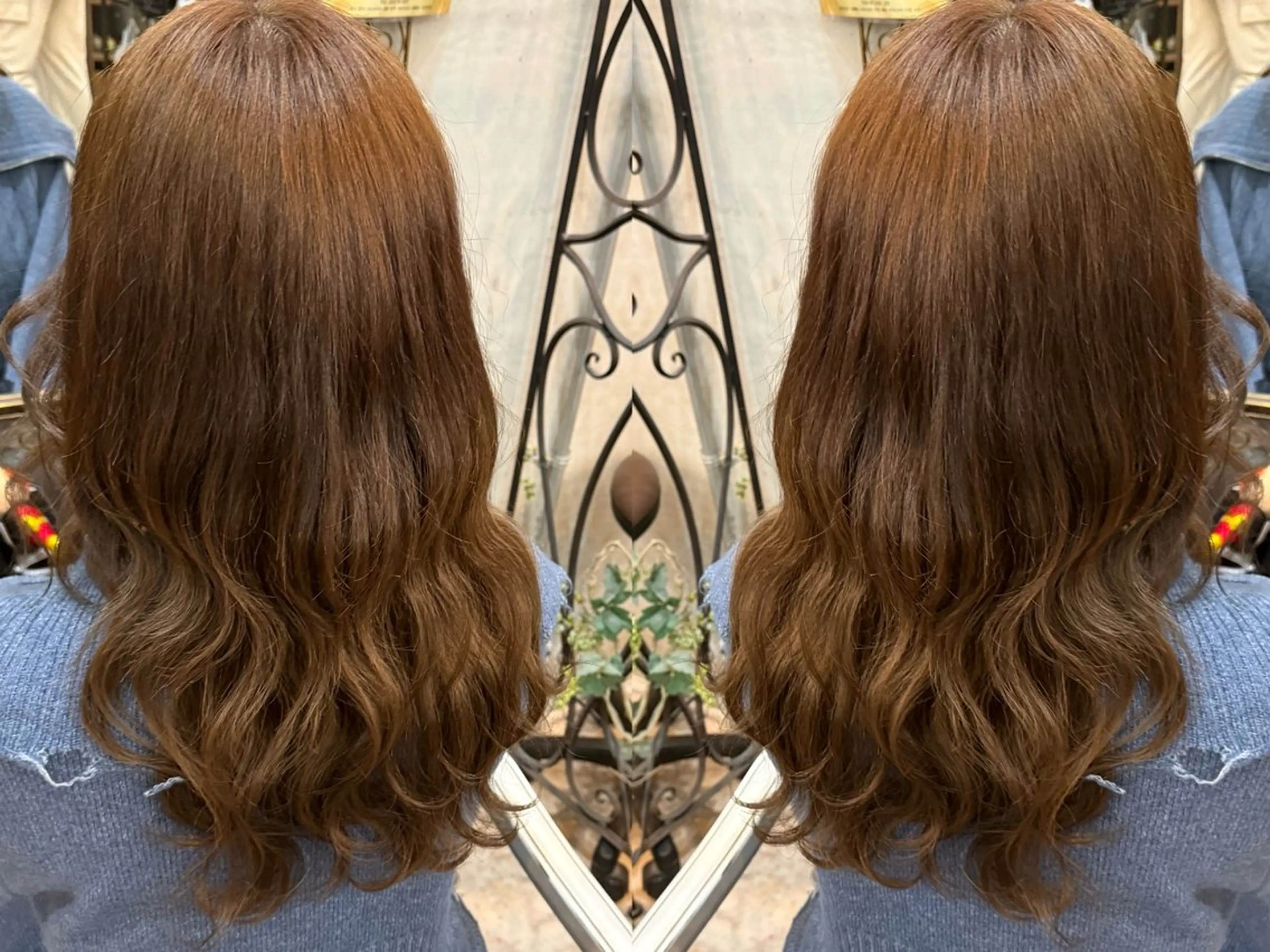 ロング ヘアカラー トリートメント モデル様募集中/ 吉祥寺/ほえみのヘアスタイル