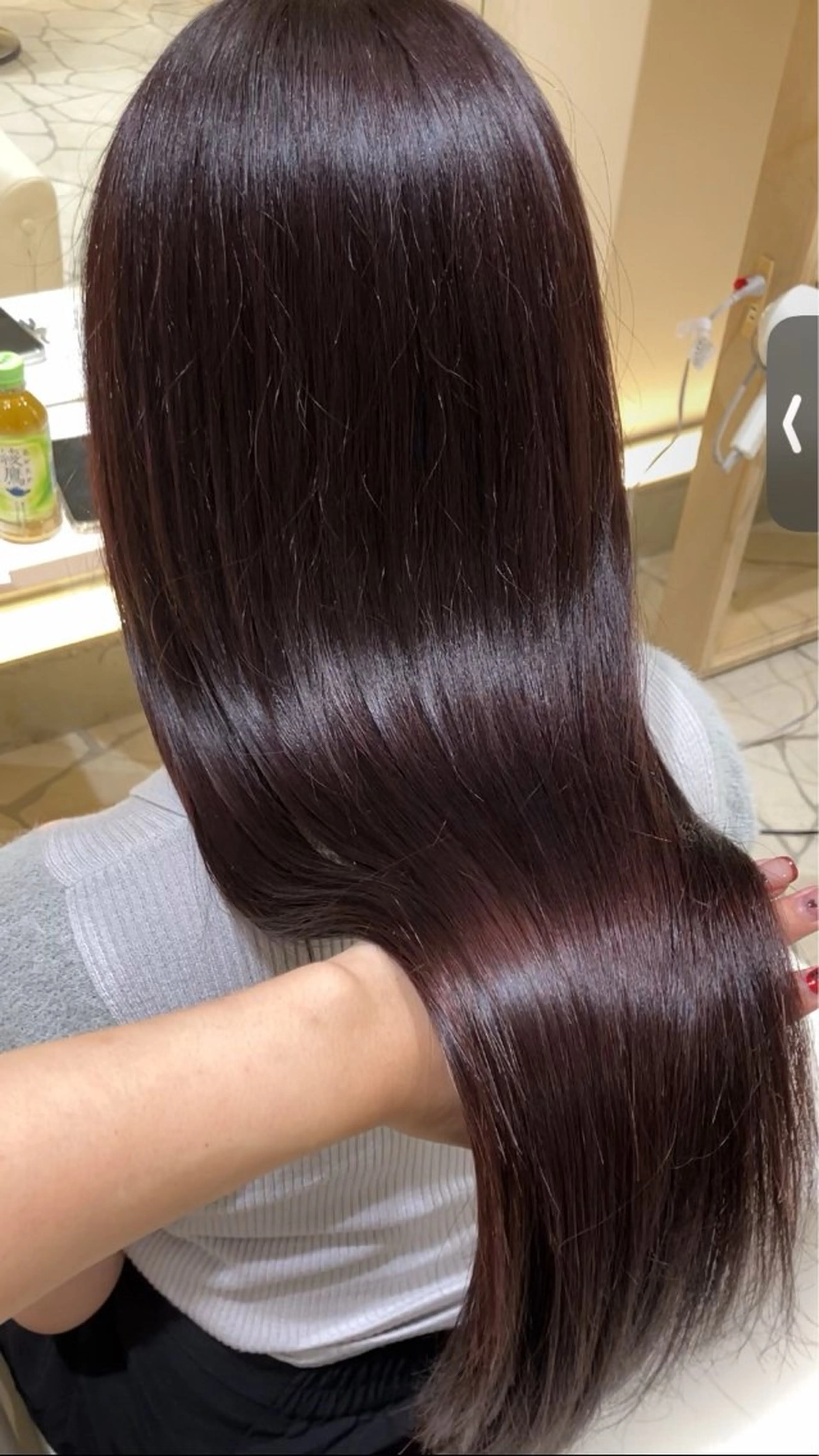 ロング カラー カット ヘアカラー トリートメント 久野紗愛 【髪質改善　艶髪】のヘアスタイル