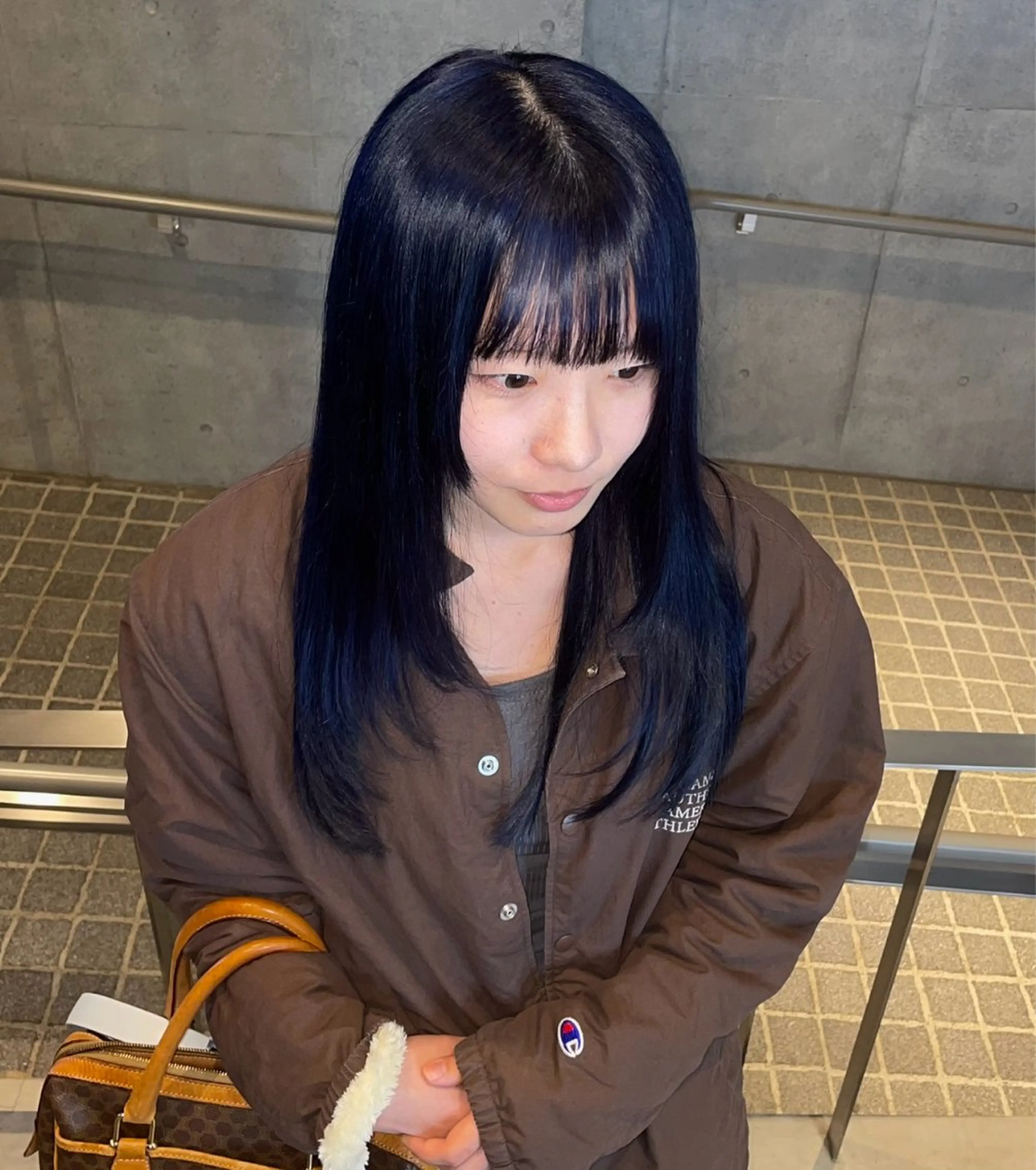 ロング カラー カット 🌈メンズパーマ🌈 メンズカットアリサのヘアスタイル