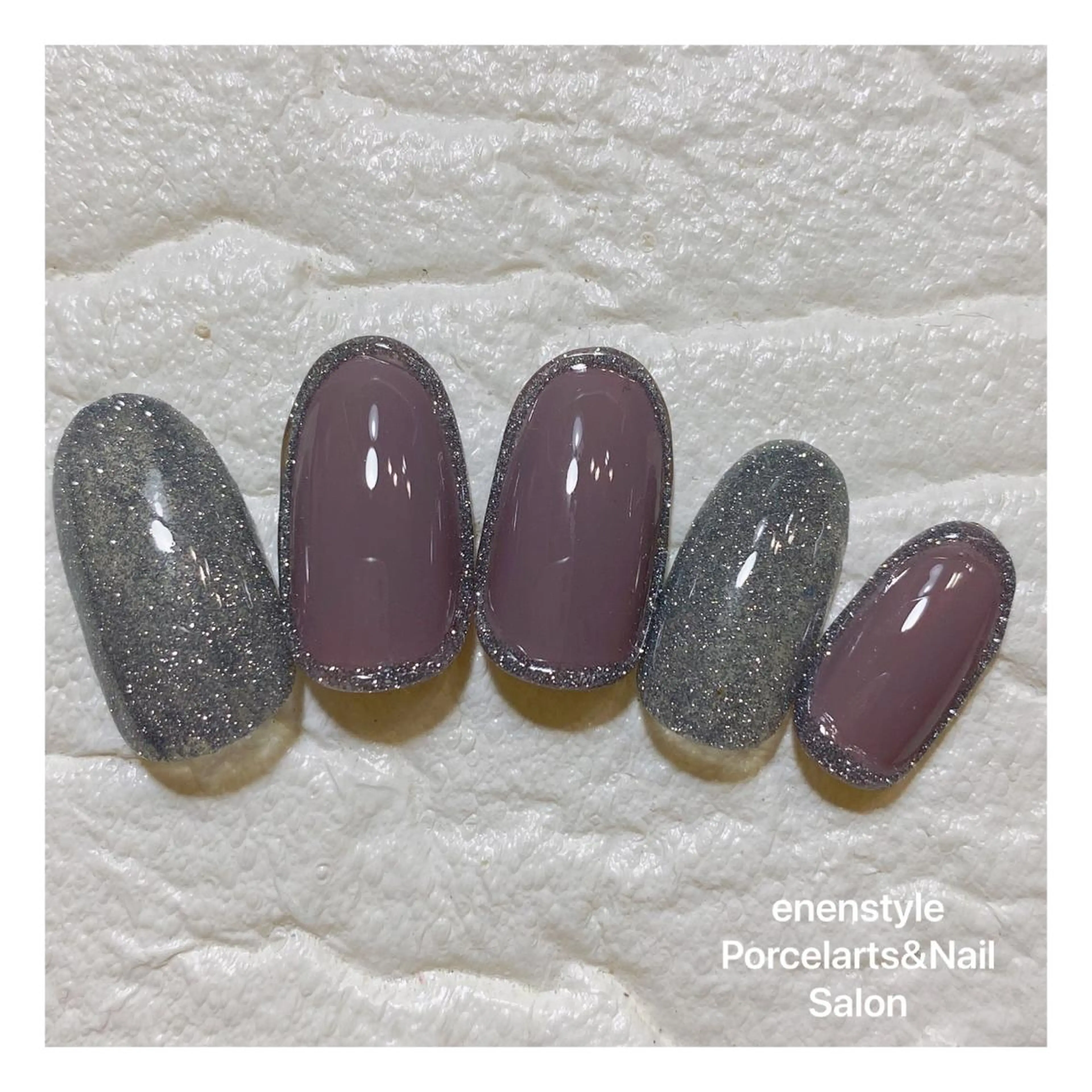 ミディアム ネイル 👑enen style👑のネイルデザイン