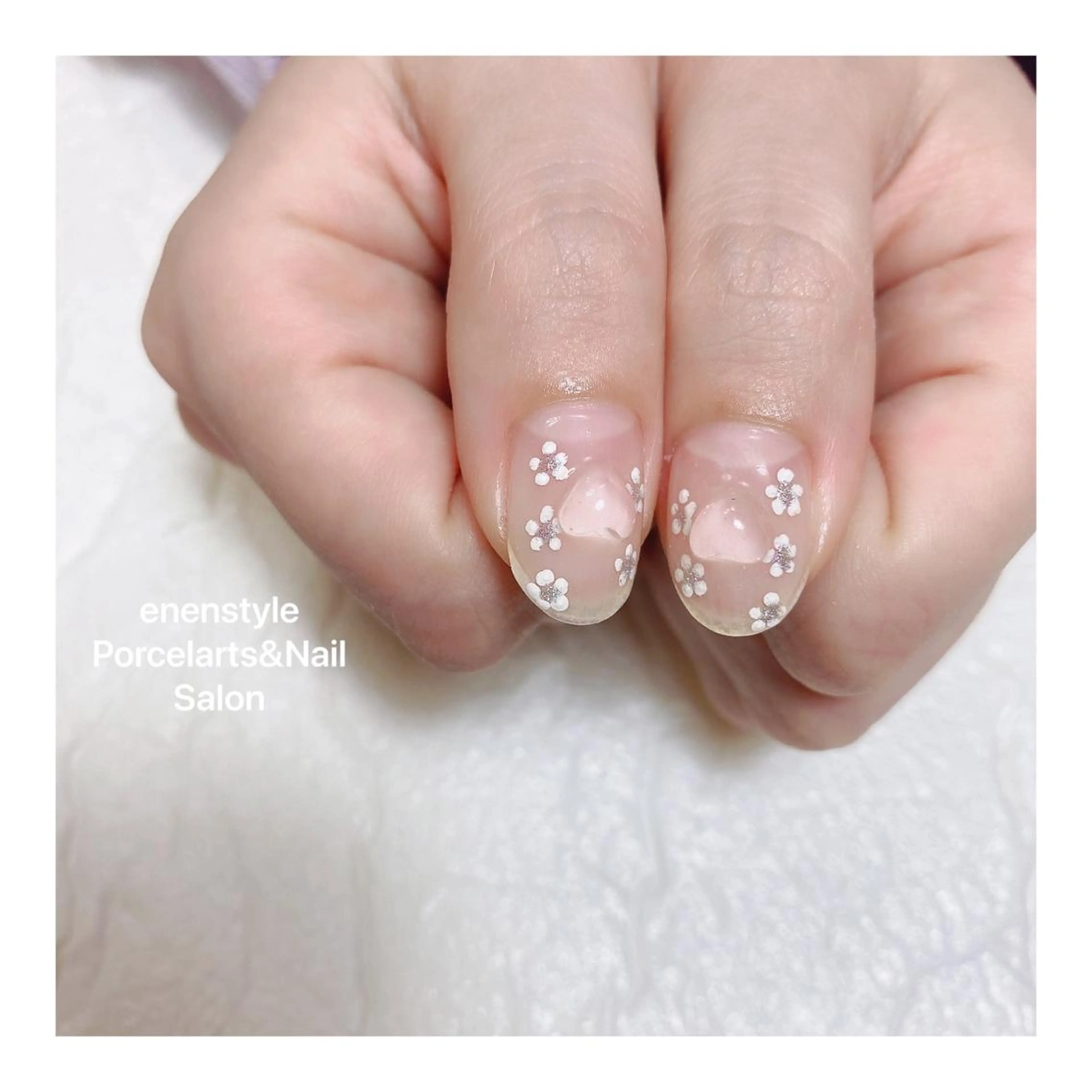 ショート ネイル ハンドネイル 👑enen style👑のネイルデザイン