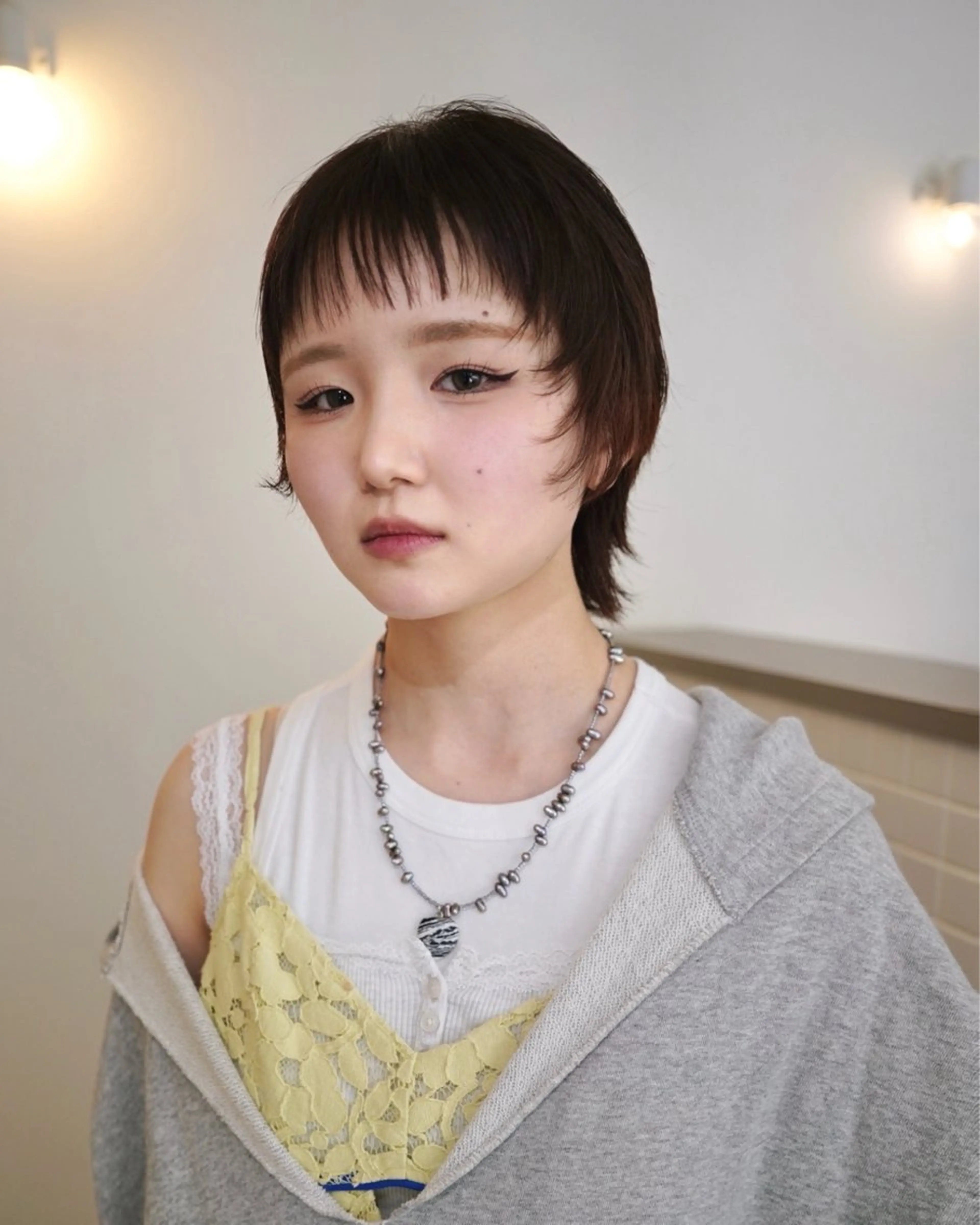 ショート カラー ブラウンカラー Kaito🐶/ボブ /レイヤー/デザインのヘアスタイル