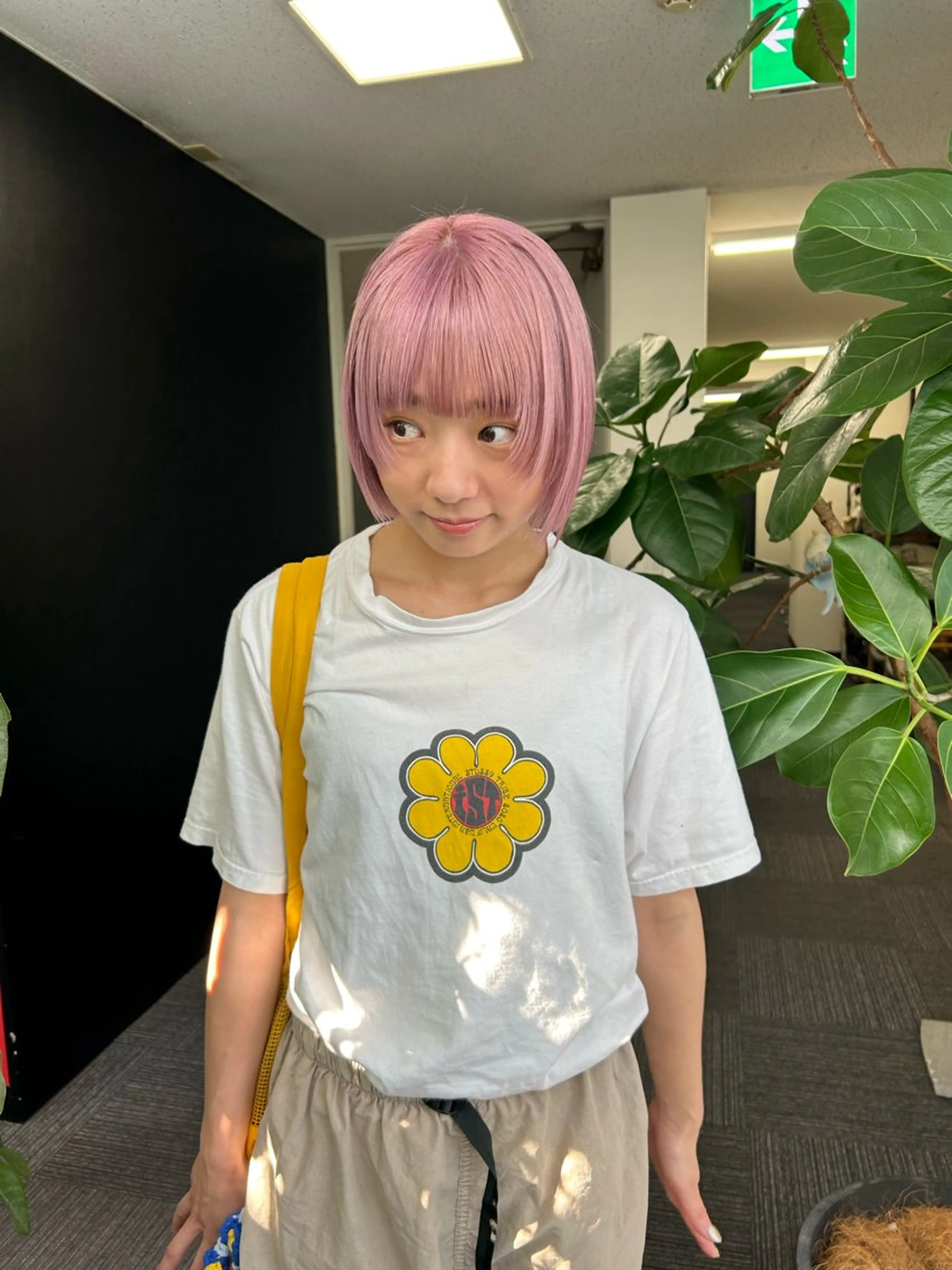 ショート ボブ 市川 蘭のヘアスタイル