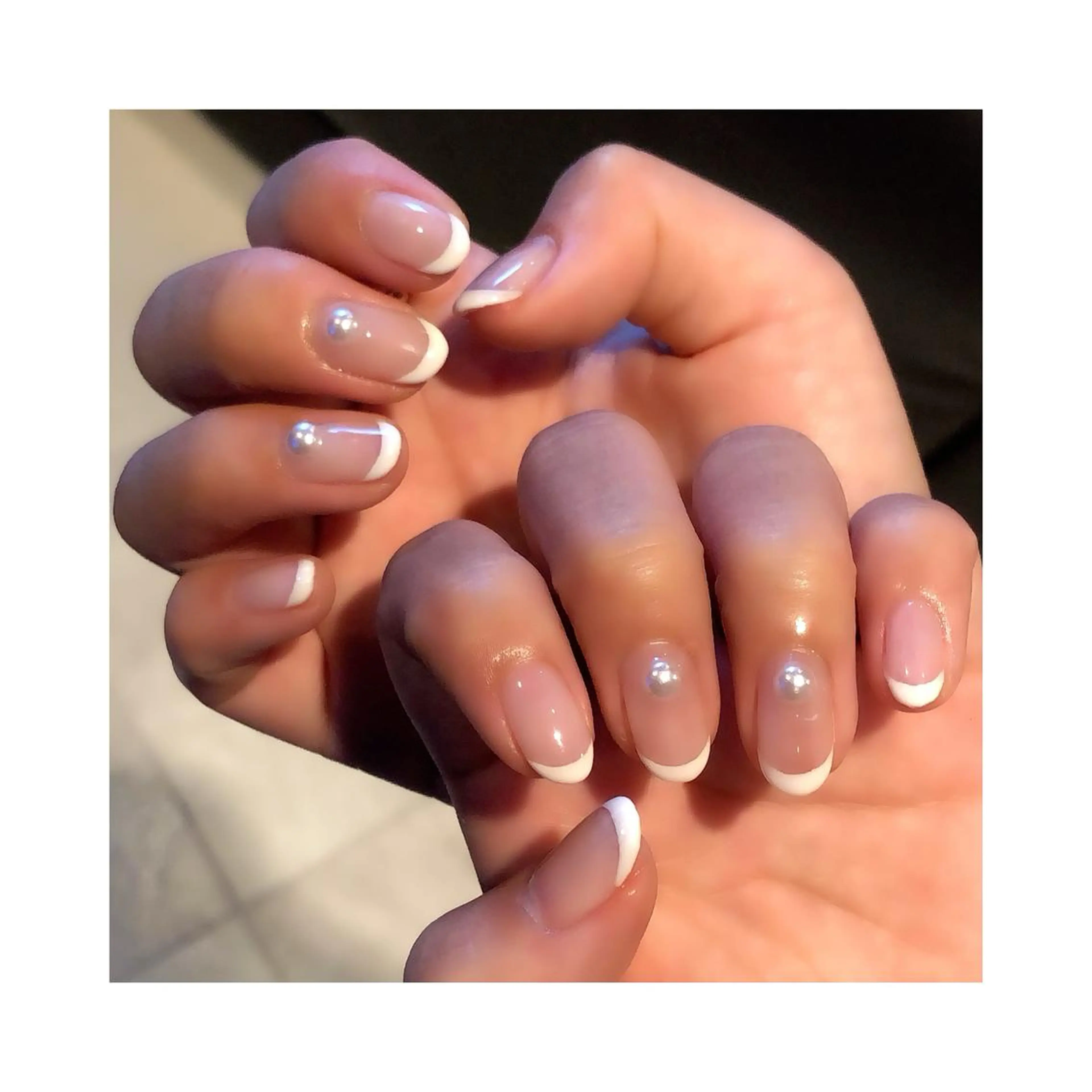 ネイル フレンチネイル ハンドネイル Siesta 🌹のネイルデザイン