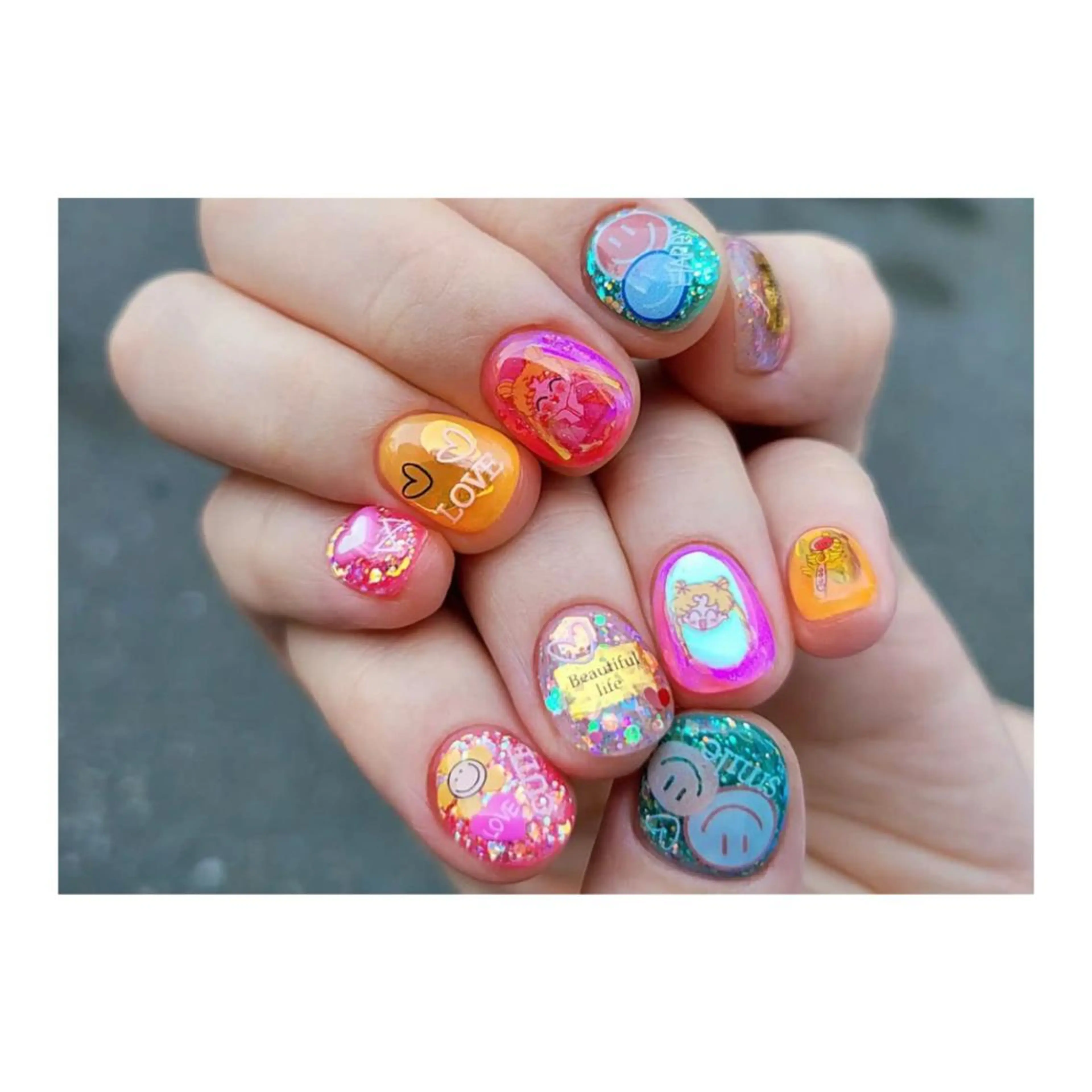 ネイル ハンドネイル M nail 個人サロン𓆉♥︎のネイルデザイン