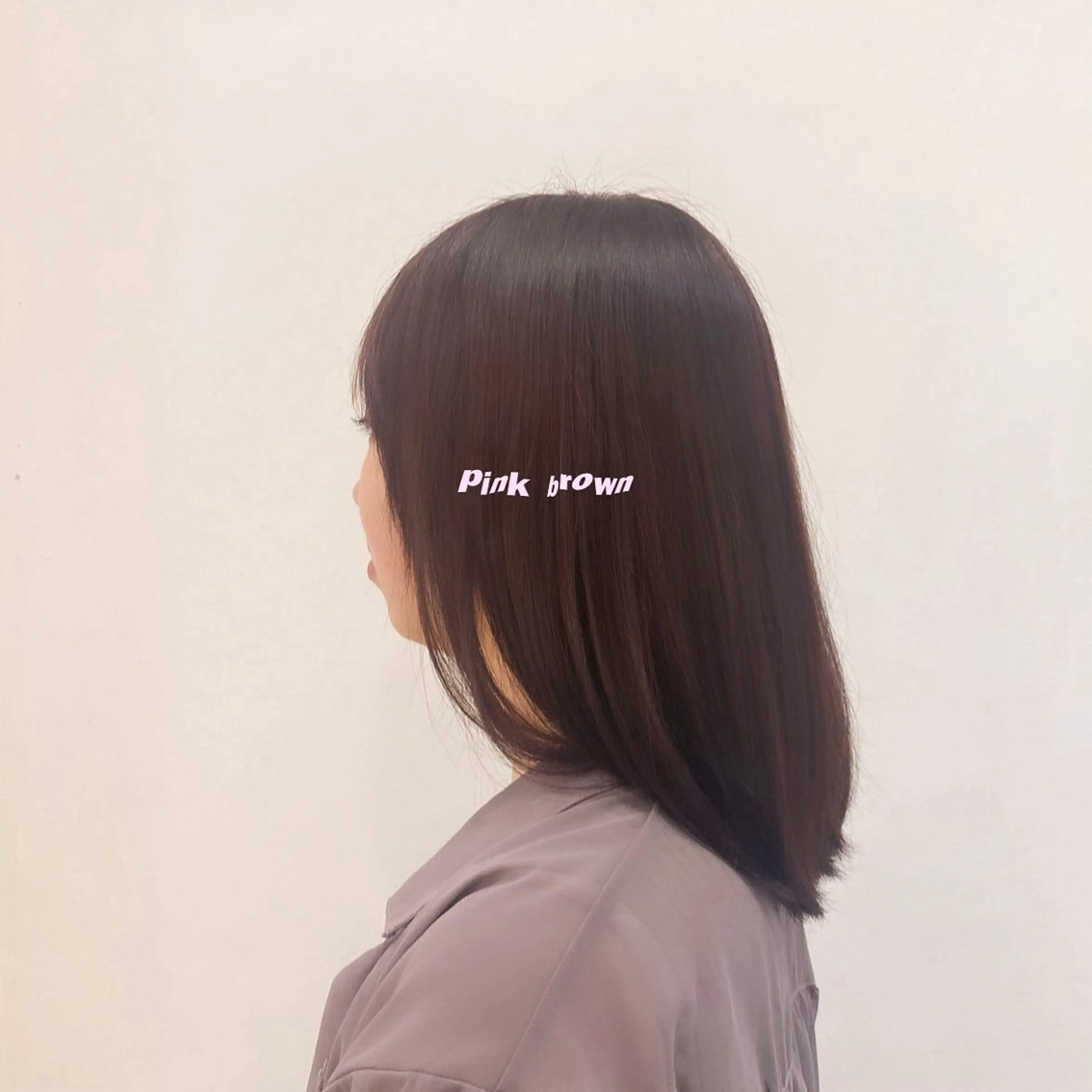 セミロング カラー レナーク  ルグラン もも🍑のヘアスタイル