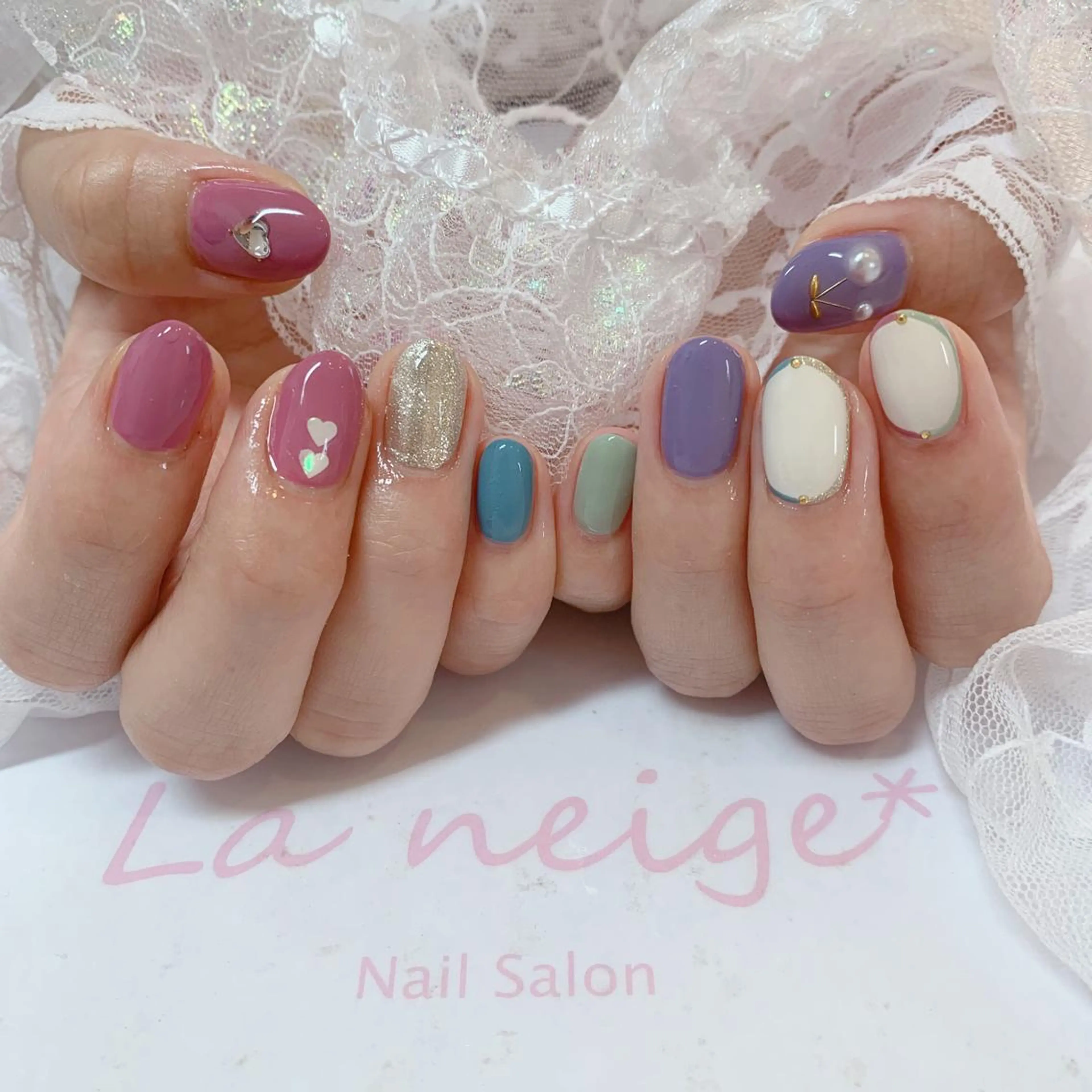 ネイル La neige* yuki 🐩🌙のネイルデザイン