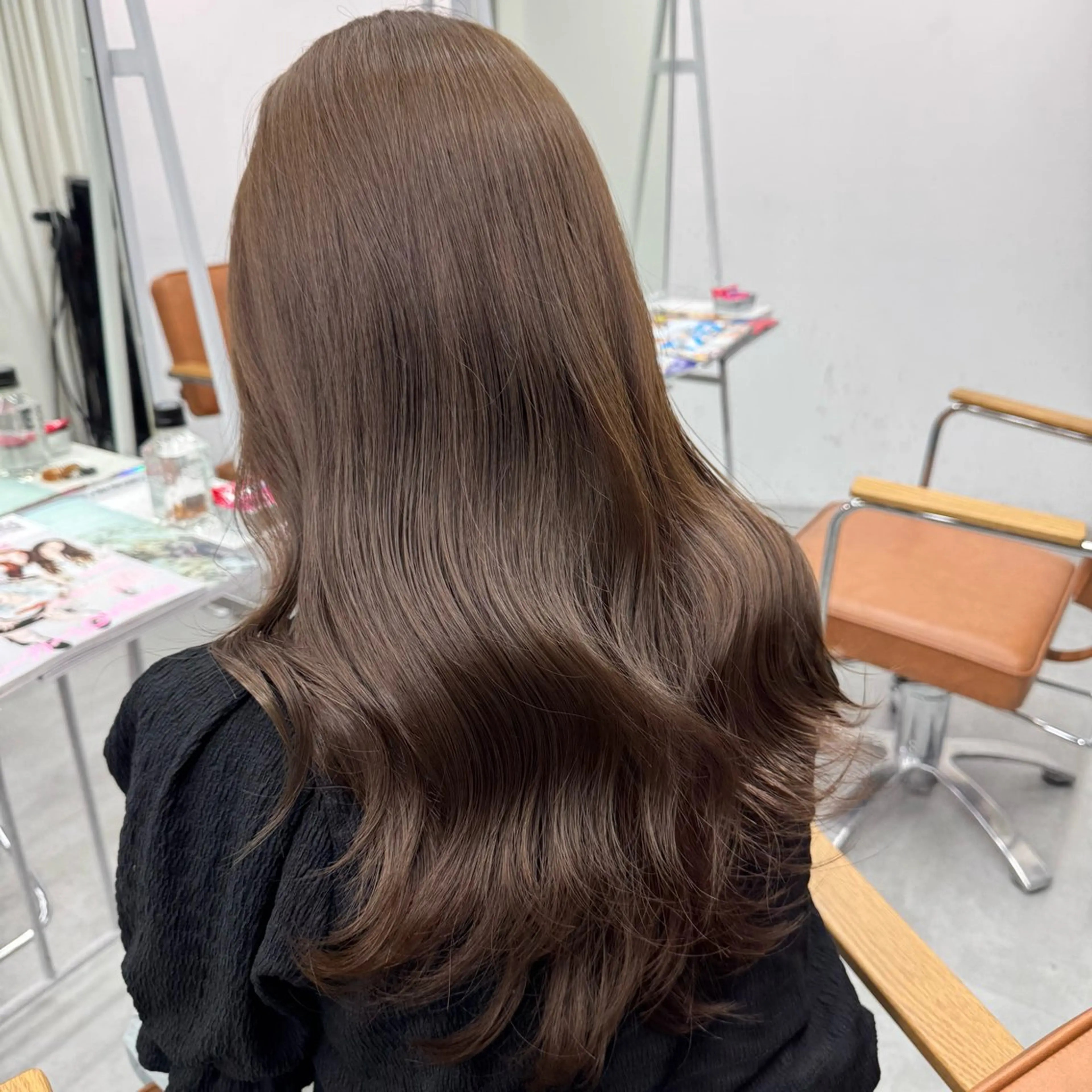 ロング カラー ヘアアレンジ ヘアカラー ブリーチなしカラー /新百合ヶ丘/安形翔のヘアスタイル