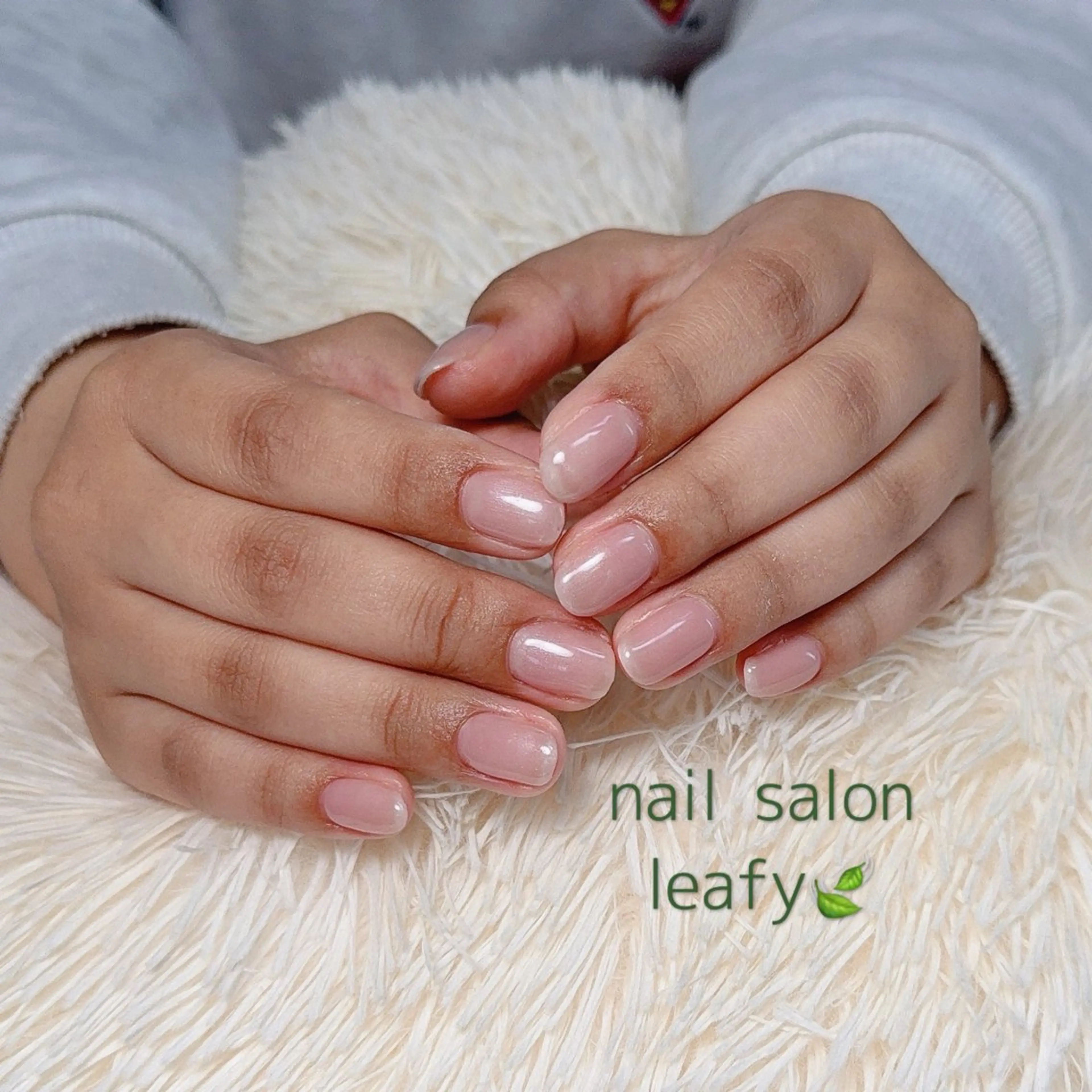 ネイル ワンカラーネイル ネイルサロン leafyのネイルデザイン