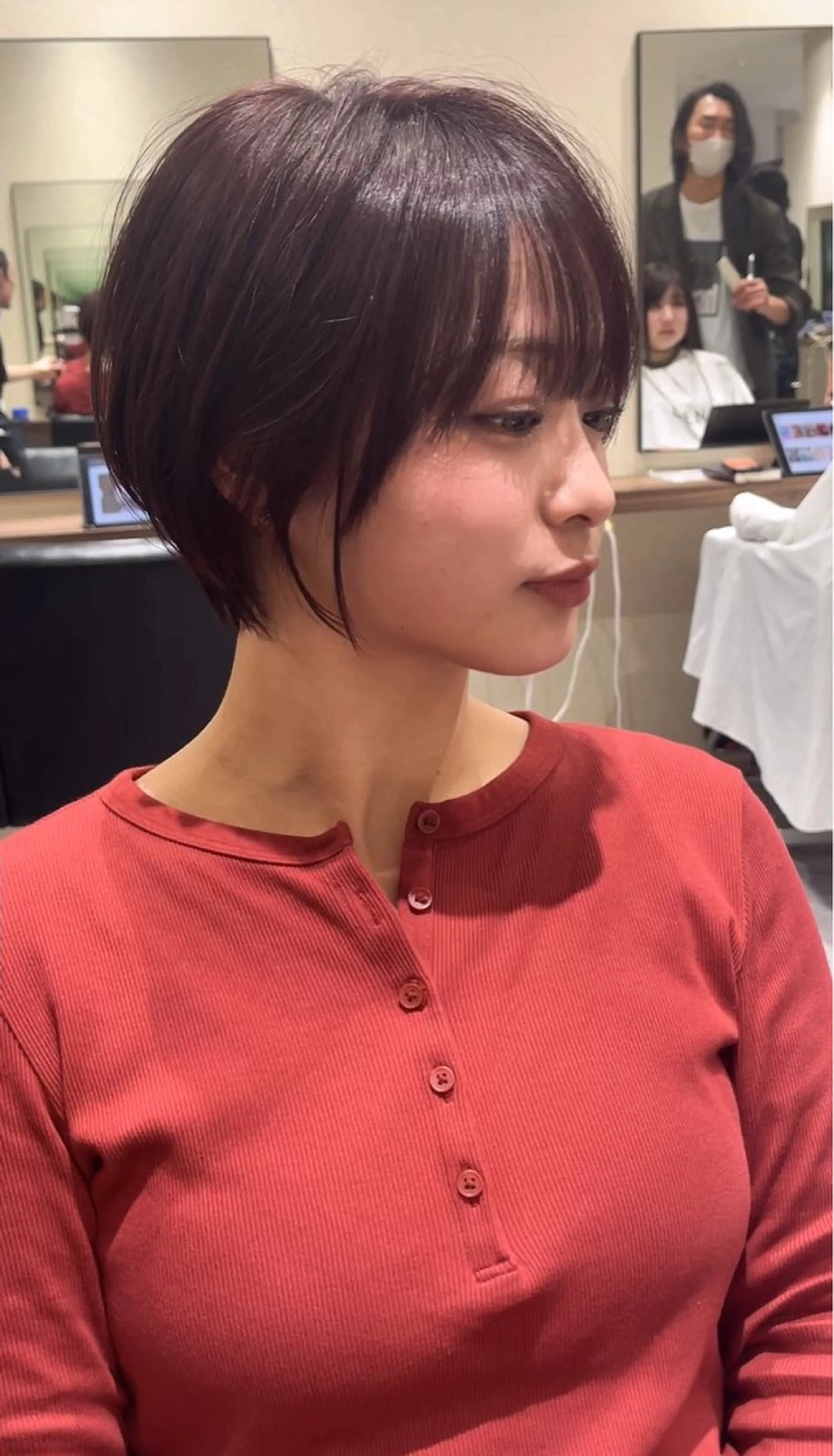 ショート GIEN Smart Salon by milbon 西宮ガーデンズ　プラス所属・吉原 星稀のヘアスタイル