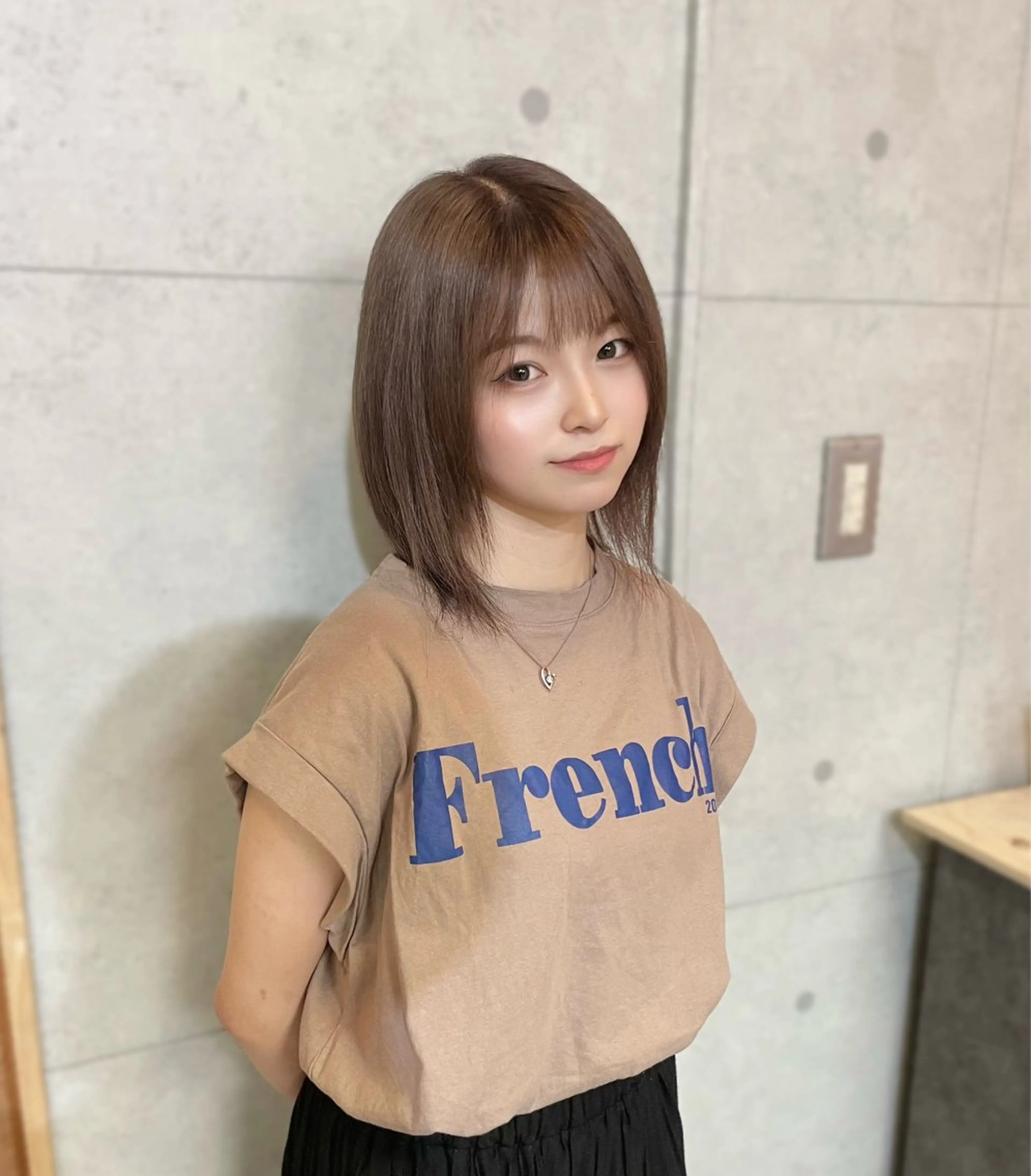 ミディアム ヘアカラー ))カラー特化(( 渡邉 怜のヘアスタイル