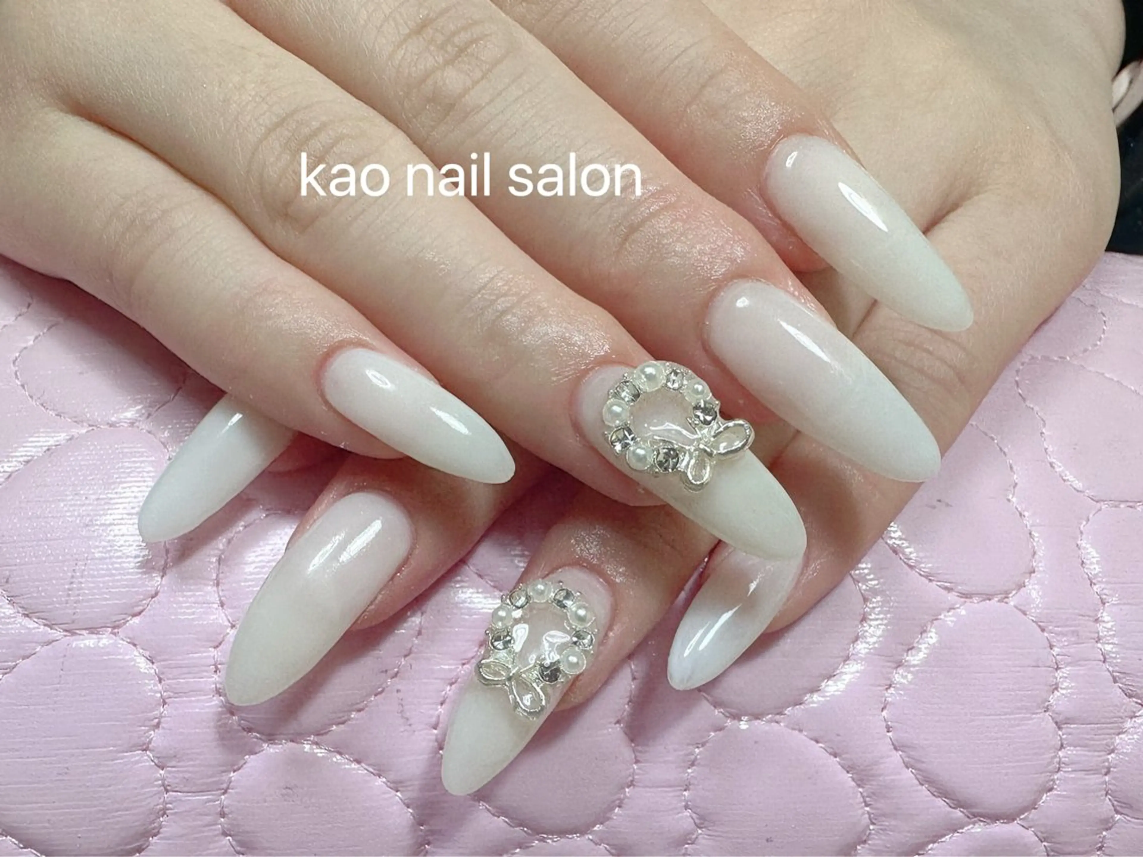 ネイル ハンドネイル kao nail マグネット/長さだしのネイルデザイン