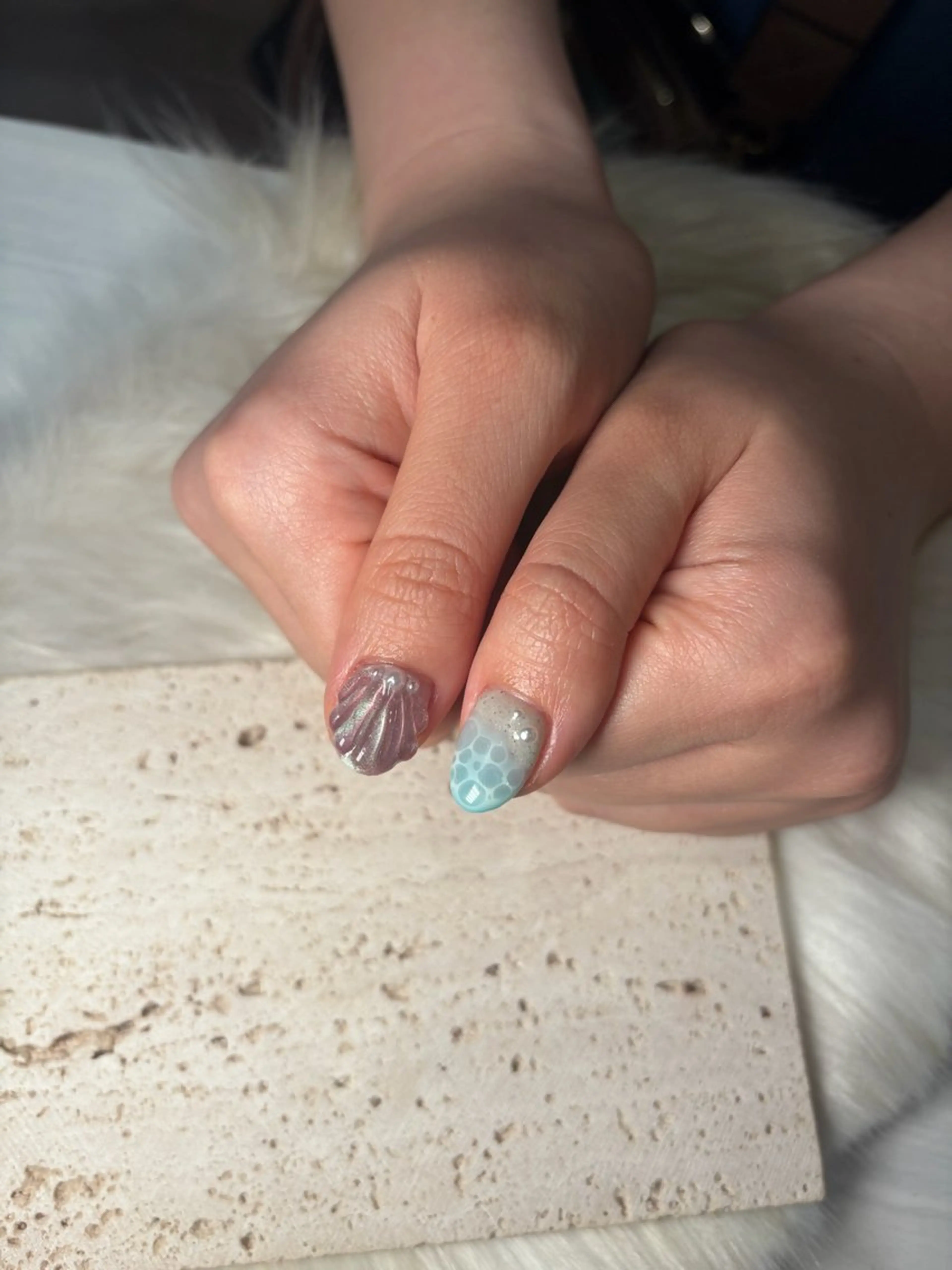 ネイル 夏ネイル ハンドネイル Y U K Iのネイルデザイン