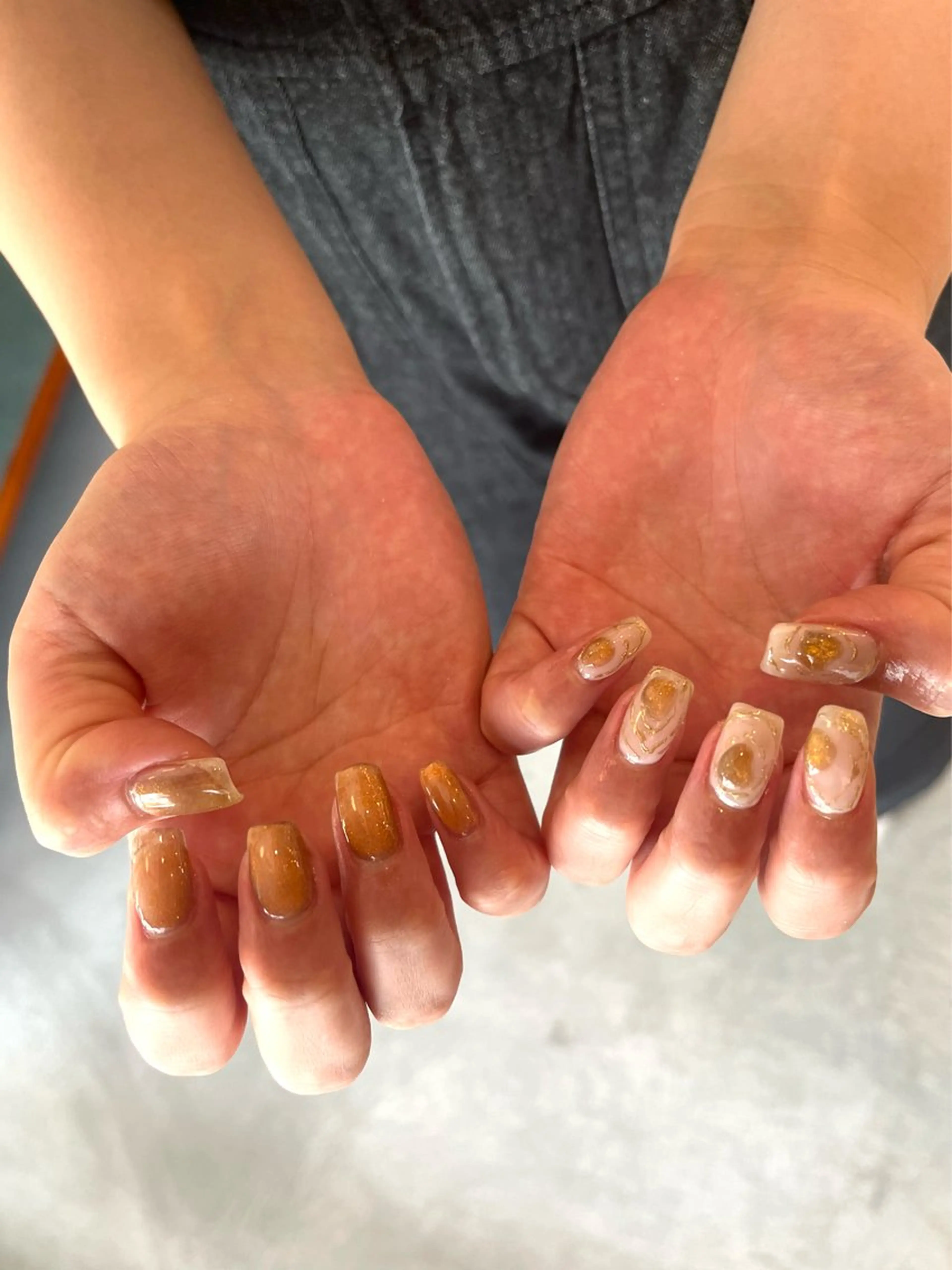 ネイル 四之宮 百花のネイルデザイン