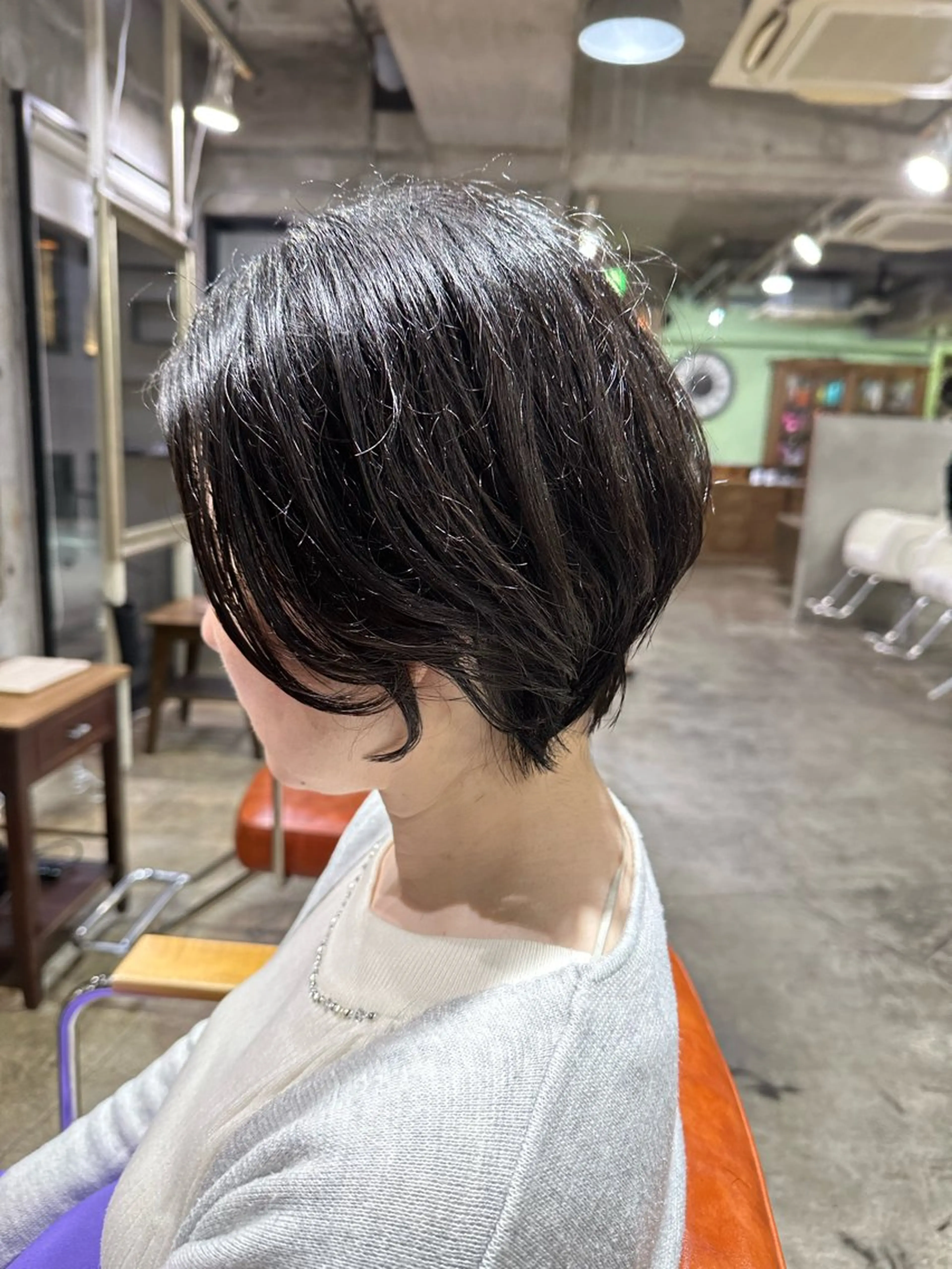 ショート 🔥コテ巻き風 ボブパーマ🔥のヘアスタイル