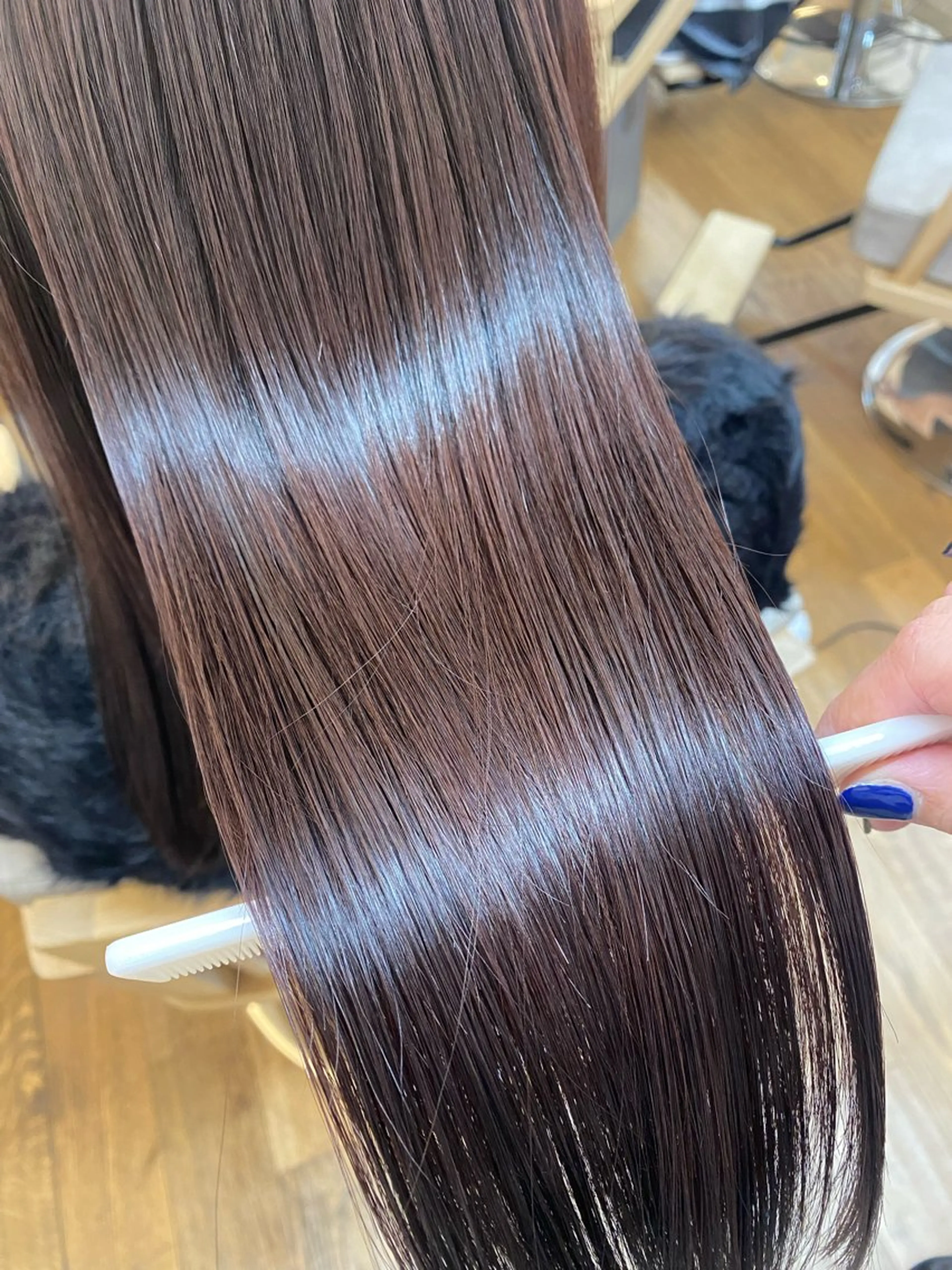 ミディアム カラー ヘアアレンジ トリートメント 韓国ヘア sasugaのヘアスタイル