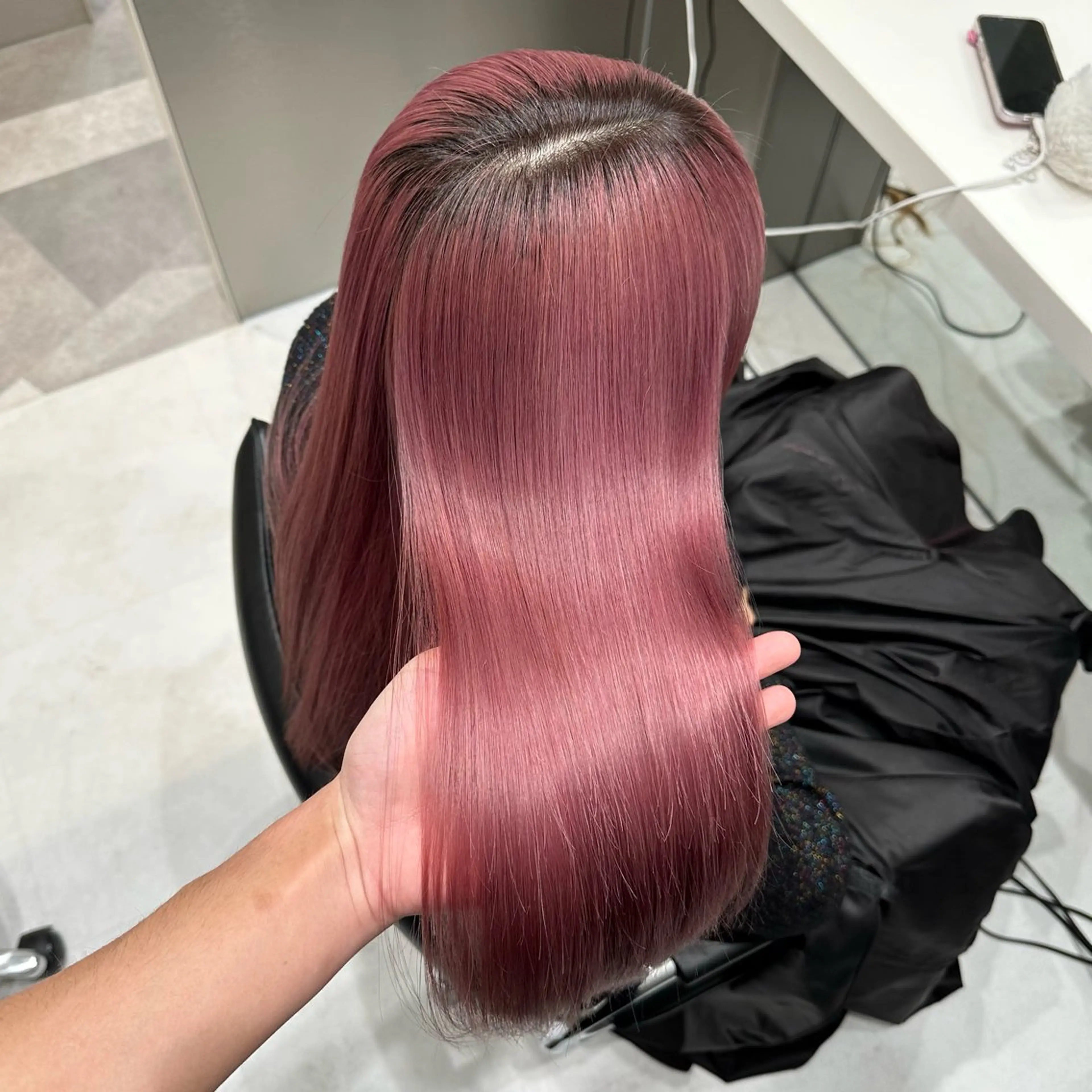 ミディアム カラー ヘアカラー トリートメント go today原宿vita所属・✨艶カラー美容師✨ リュウトのヘアスタイル