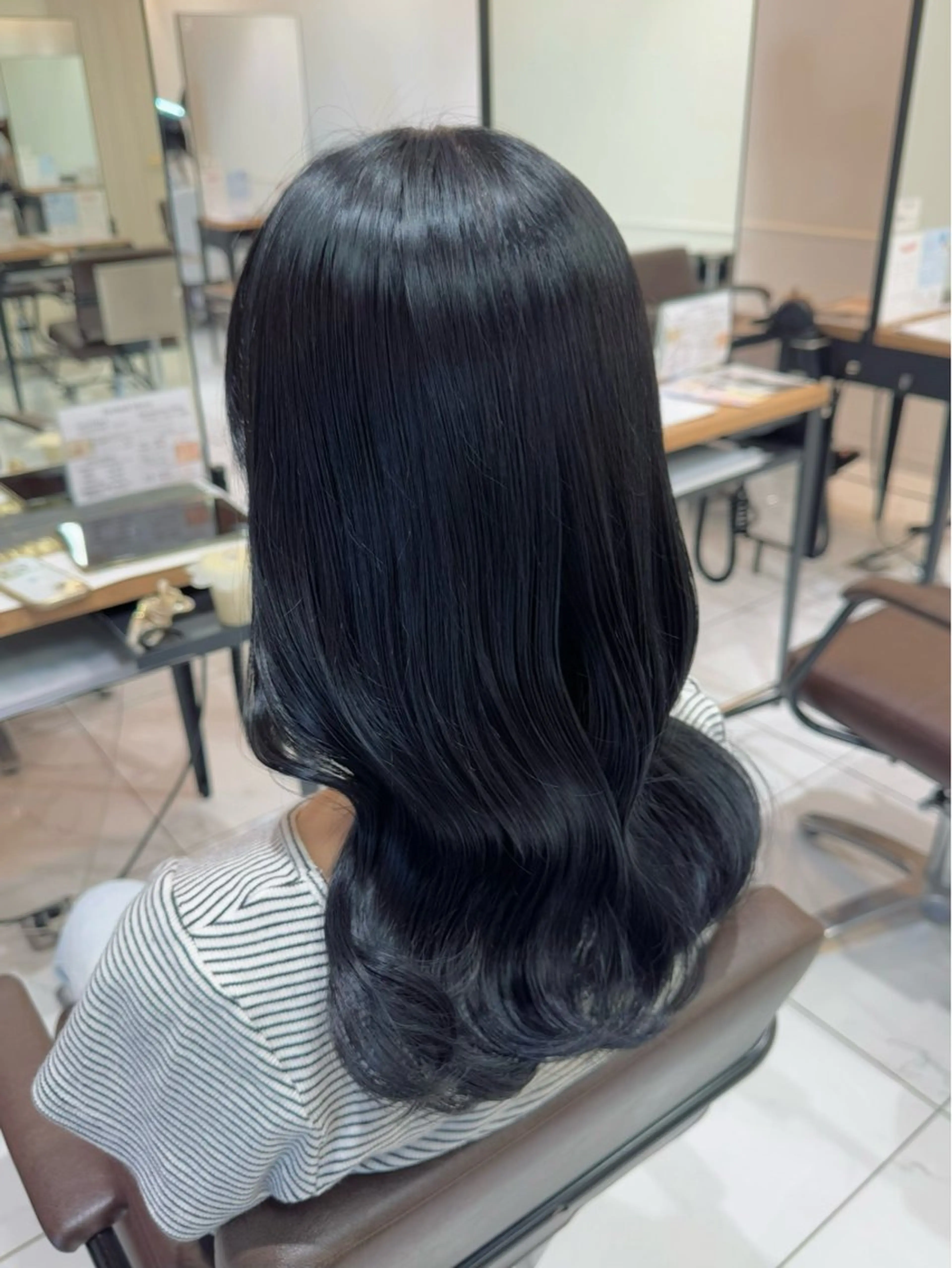 ロング カラー 八木菜美 /似合わせ/艶カラーのヘアスタイル