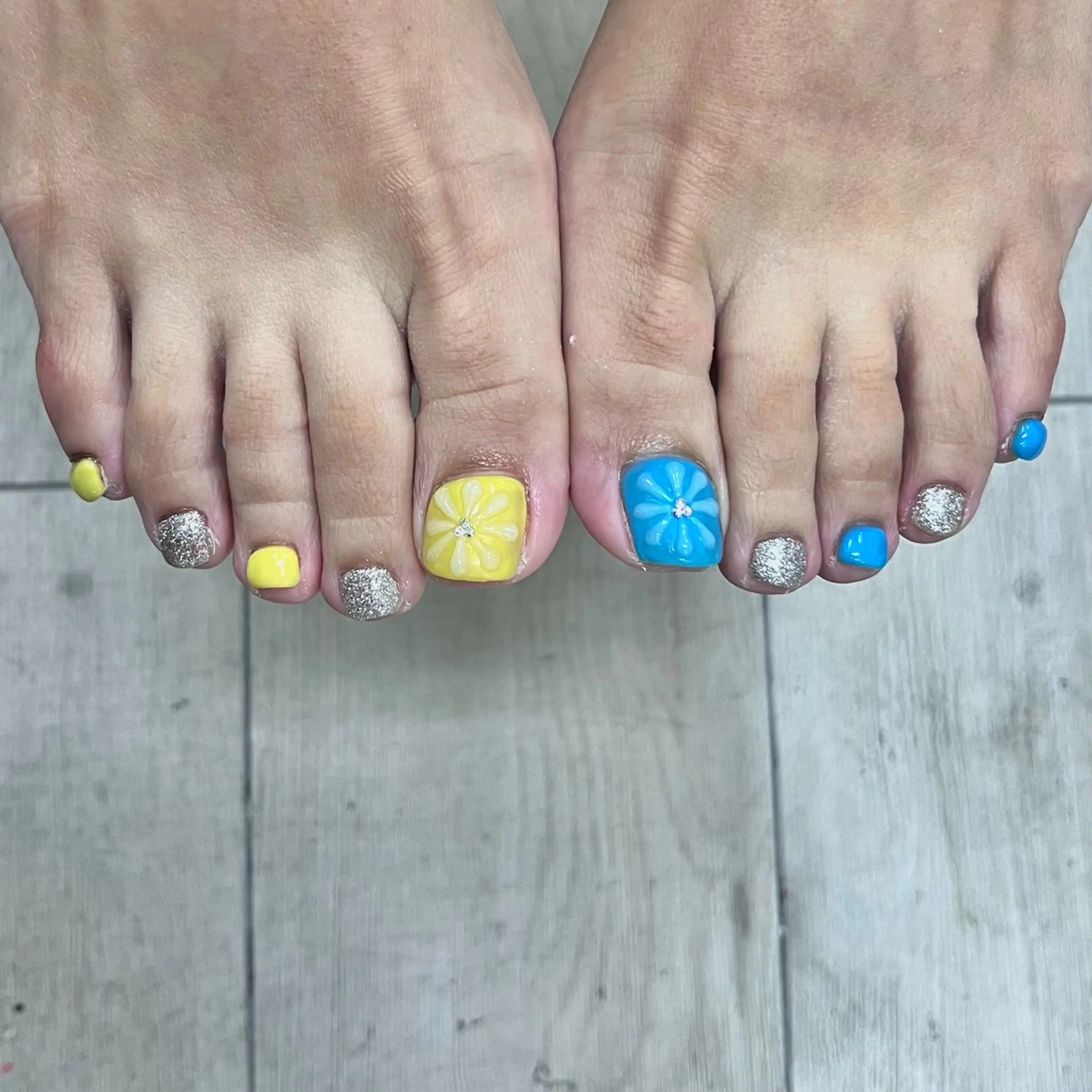 ネイル フラワーネイル ぷっくりネイル フットネイル ✩UMEHARA✩ ネイル/マツパのネイルデザイン