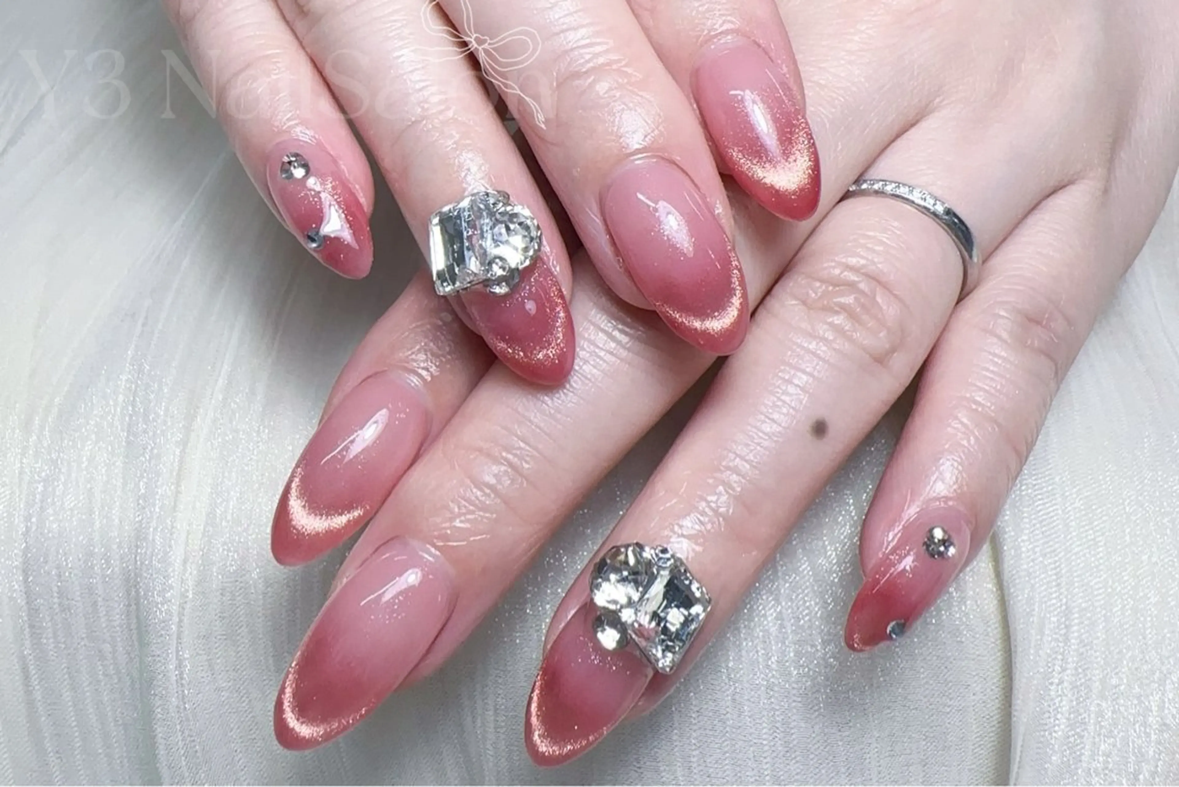 ネイル 春ネイル ハンドネイル Y3 NailSalonのネイルデザイン