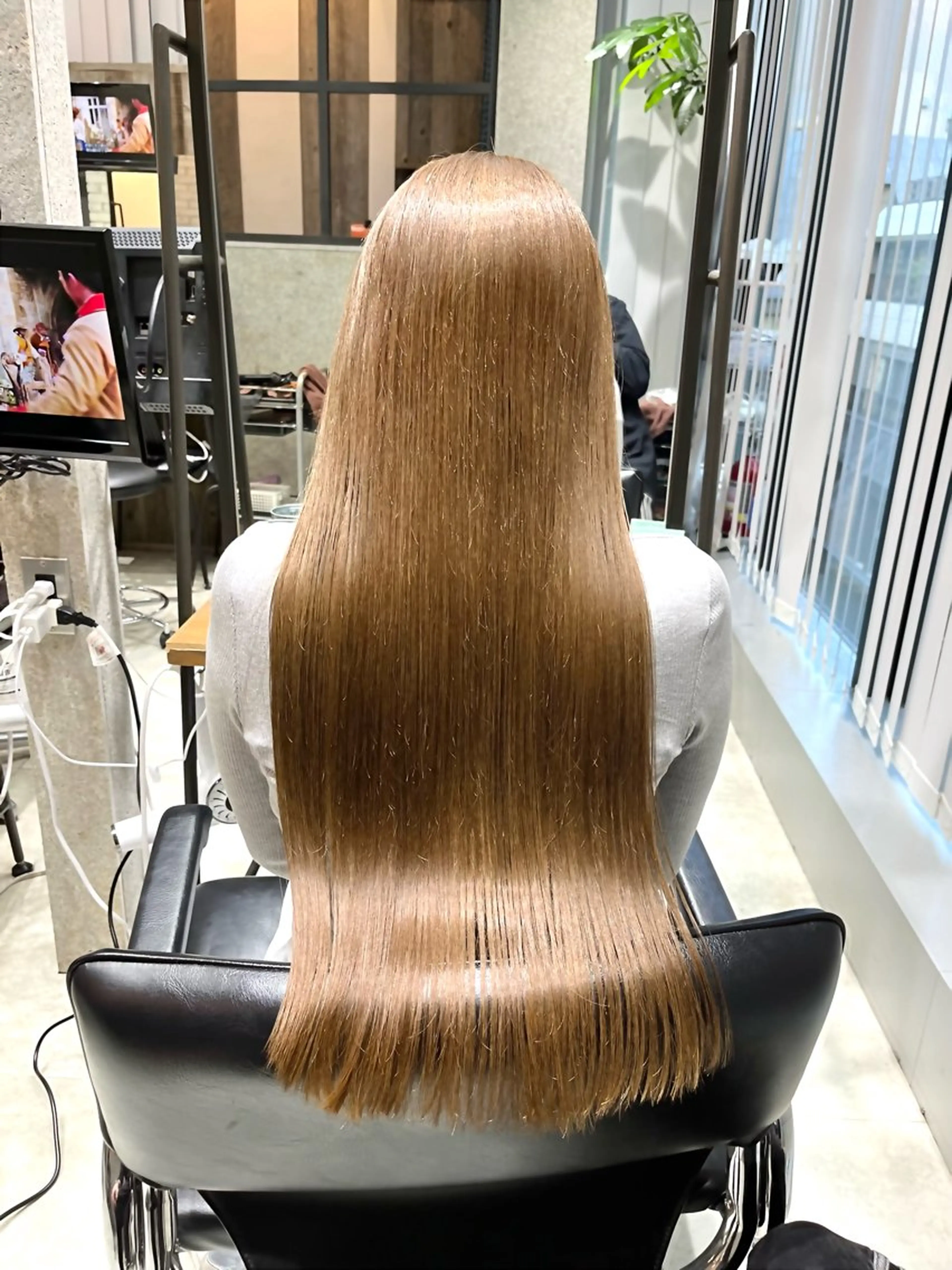 ロング 髪質改善 ヨシンモリ 韓国風ヘア トリートメント ワンホンヘア 🌈外国風ハイライト こうたろうのヘアスタイル