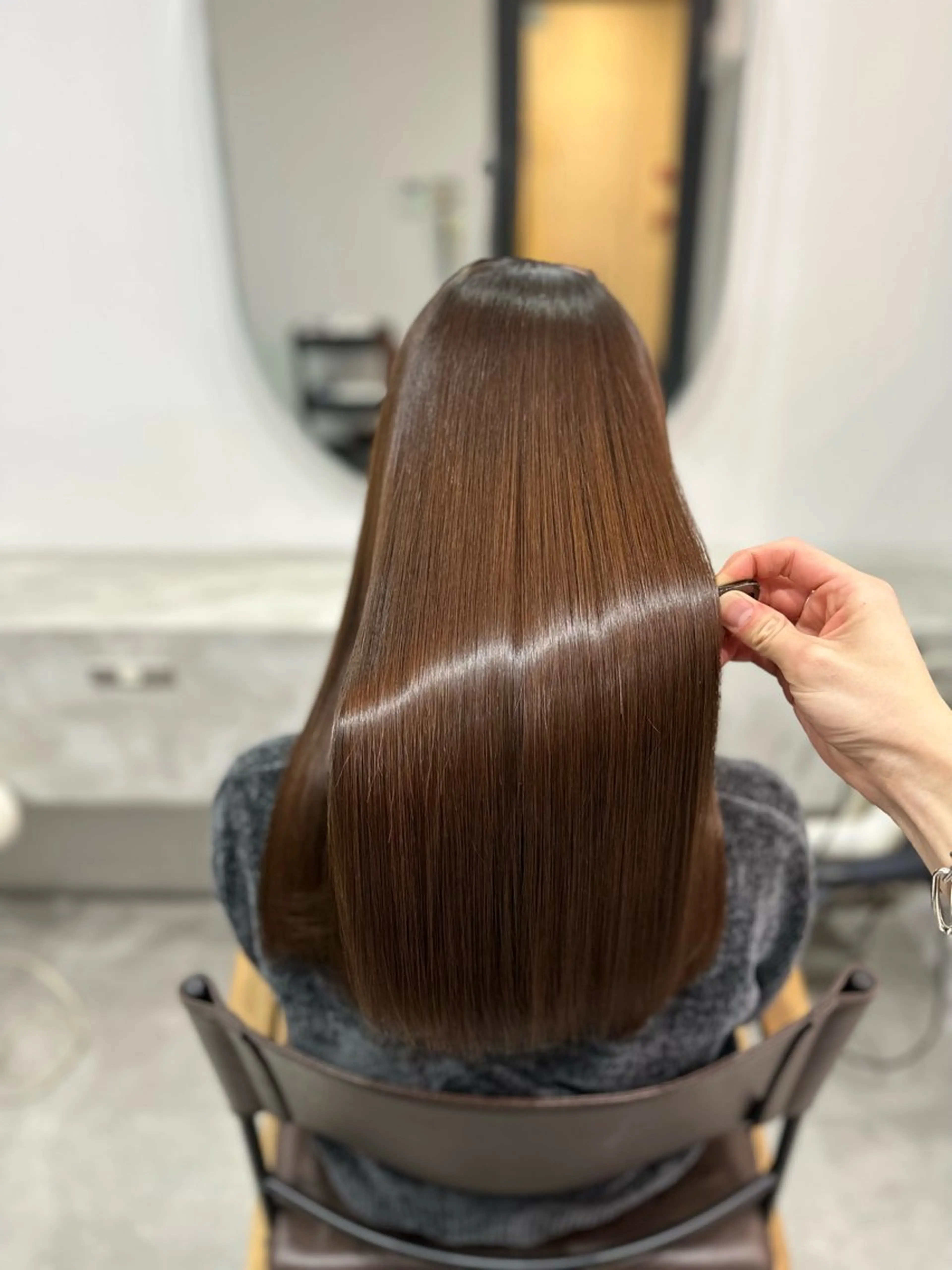 ロング パーマ カット＊カラーモデル 募集中☀️明日香のヘアスタイル