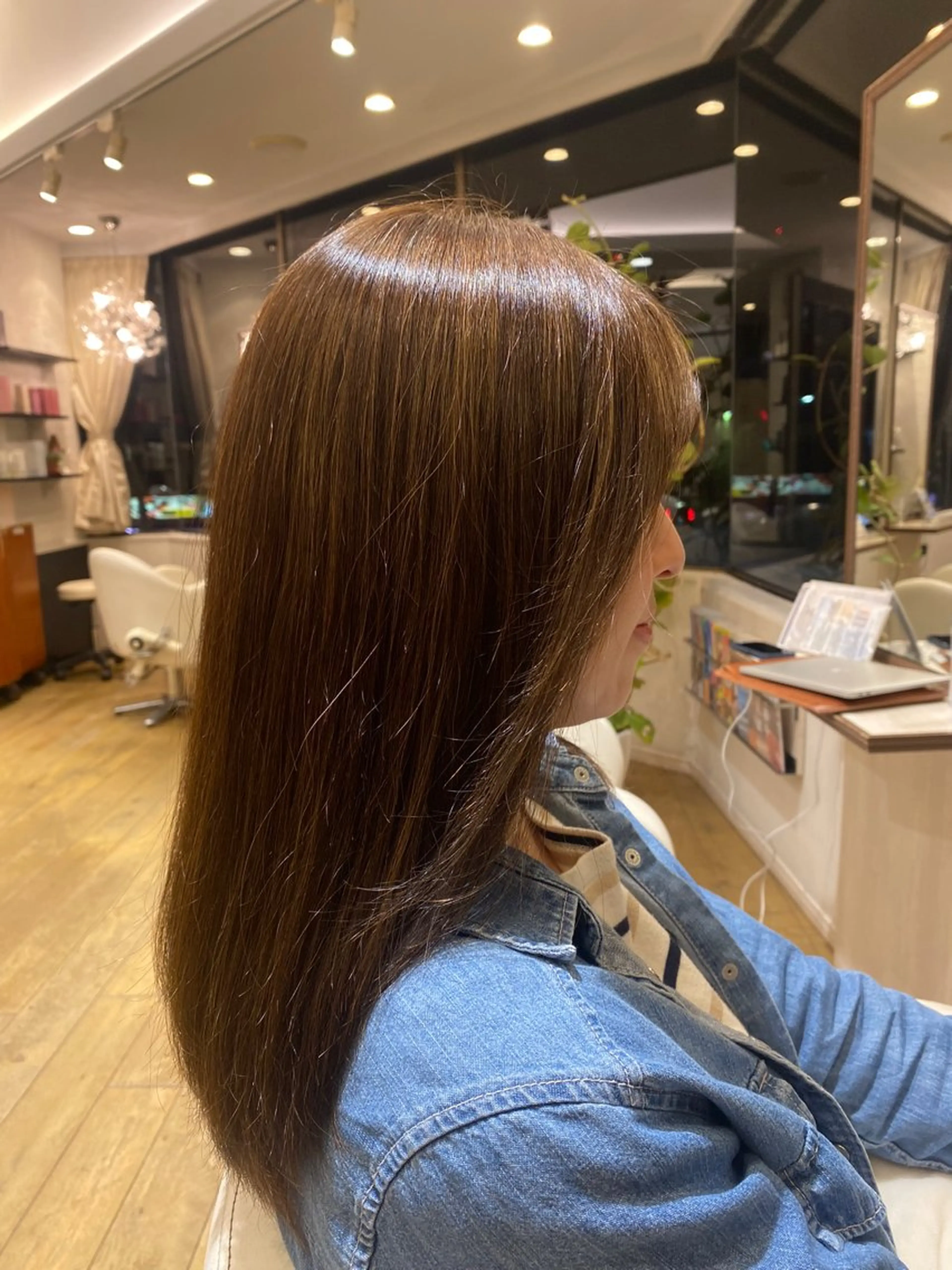 ロング カラー ホソカワ マイカ ★彡のヘアスタイル