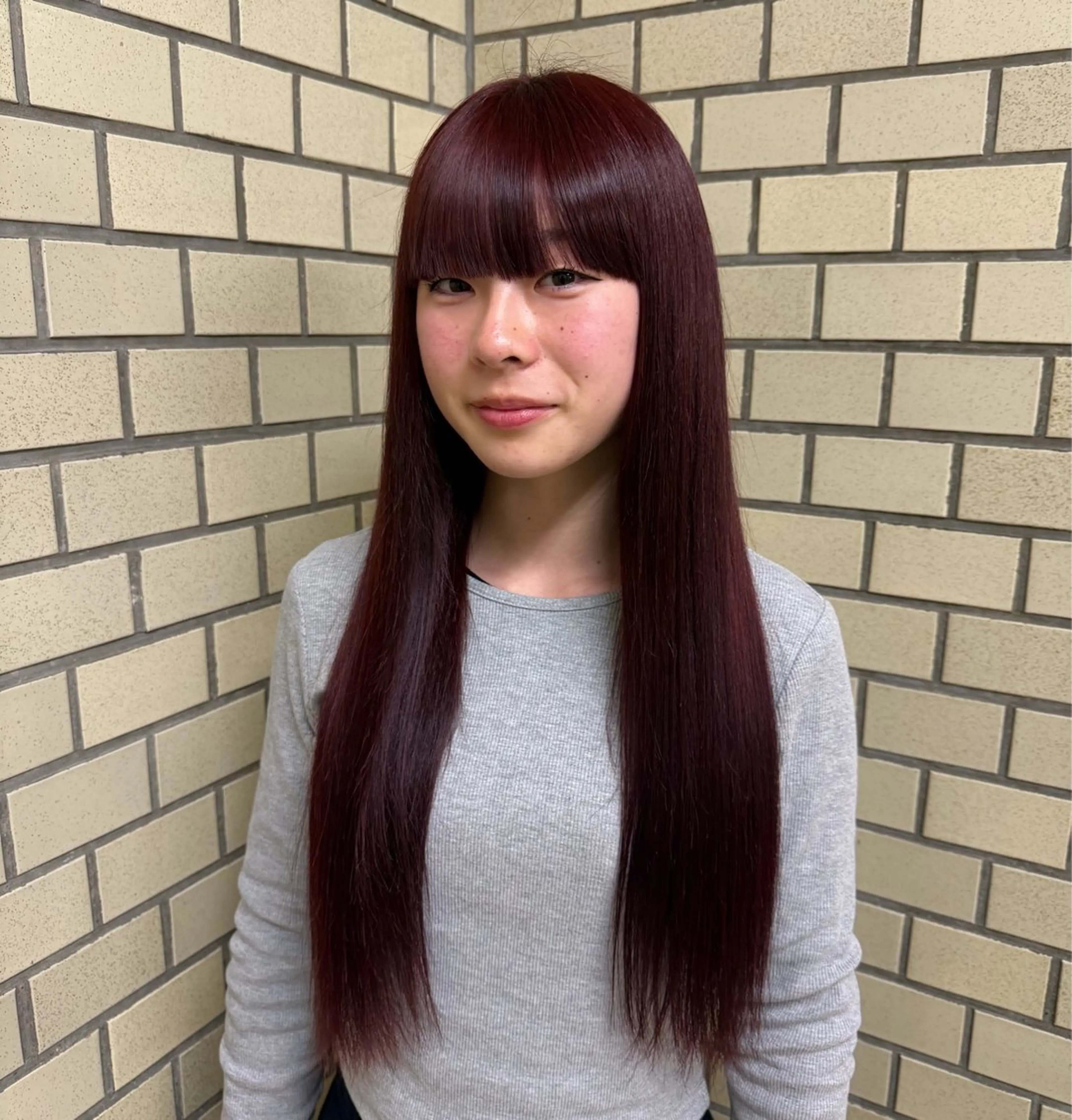 ロング カラー ダブルカラー ヘアカラー ベージュ/透明感 color/rinのヘアスタイル