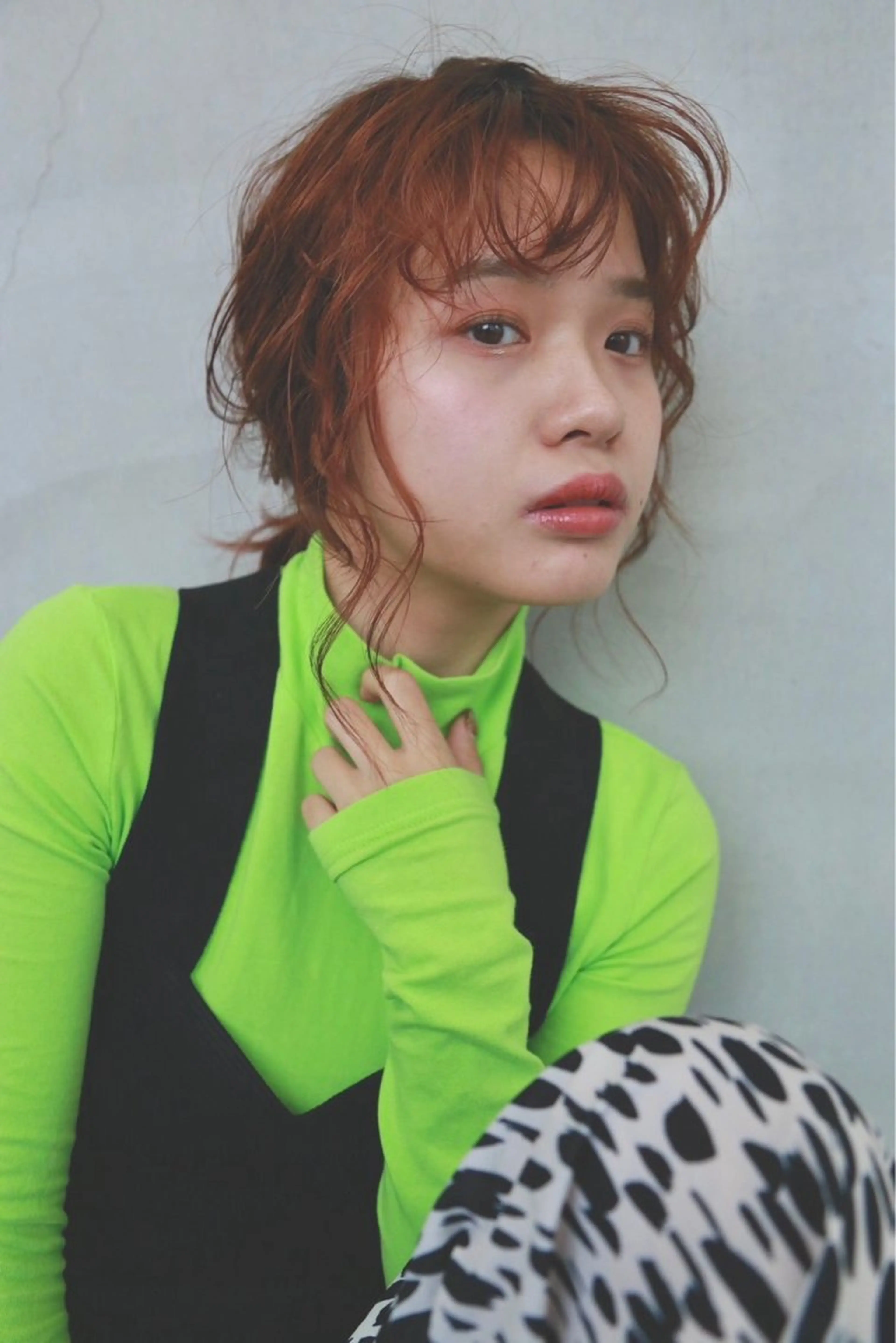 セミロング 丸山 純奈のヘアスタイル