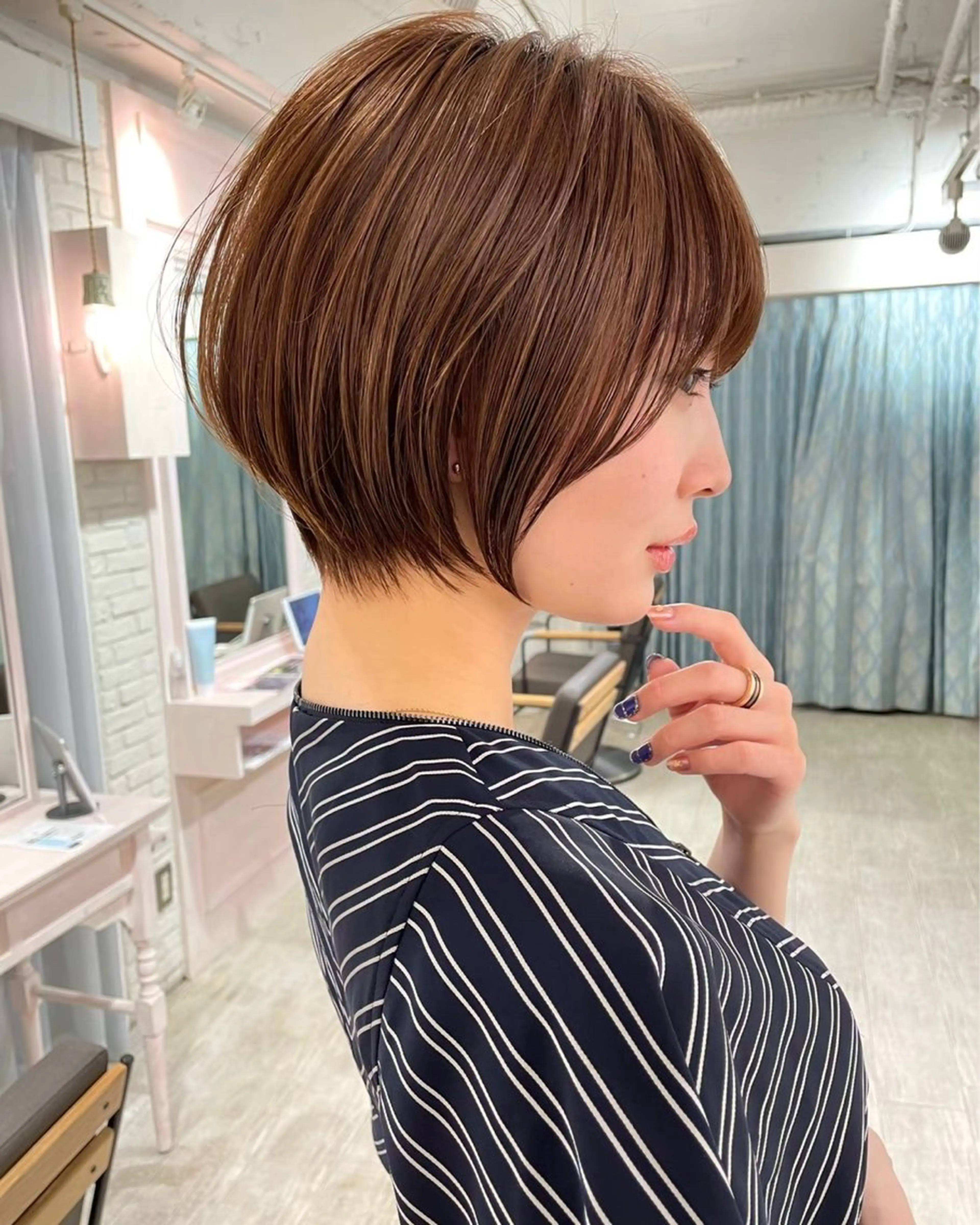 ショート カラー ショートヘア 平川 一真のヘアスタイル