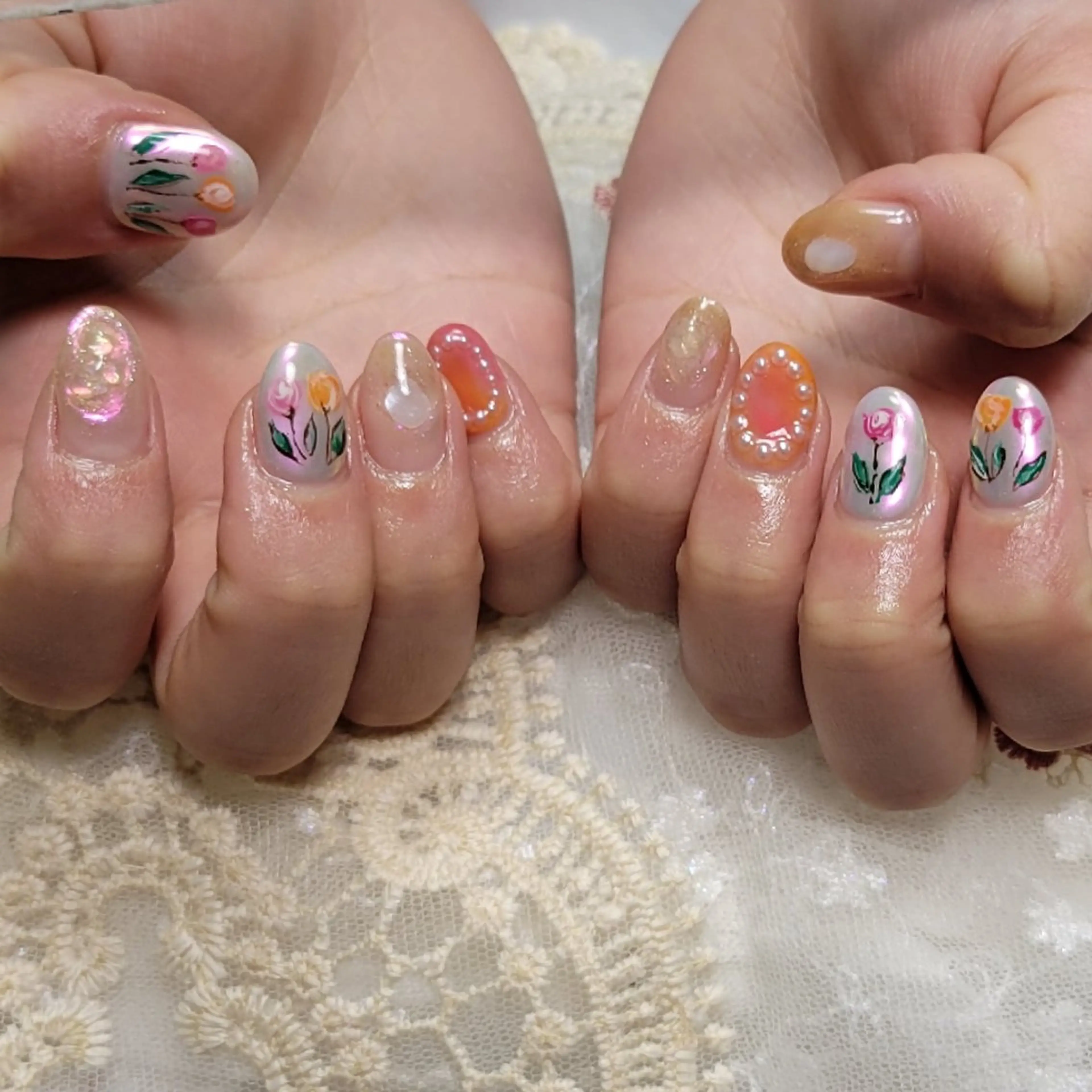 ネイル ハンドネイル ネイルサロンほっこり kanaのネイルデザイン