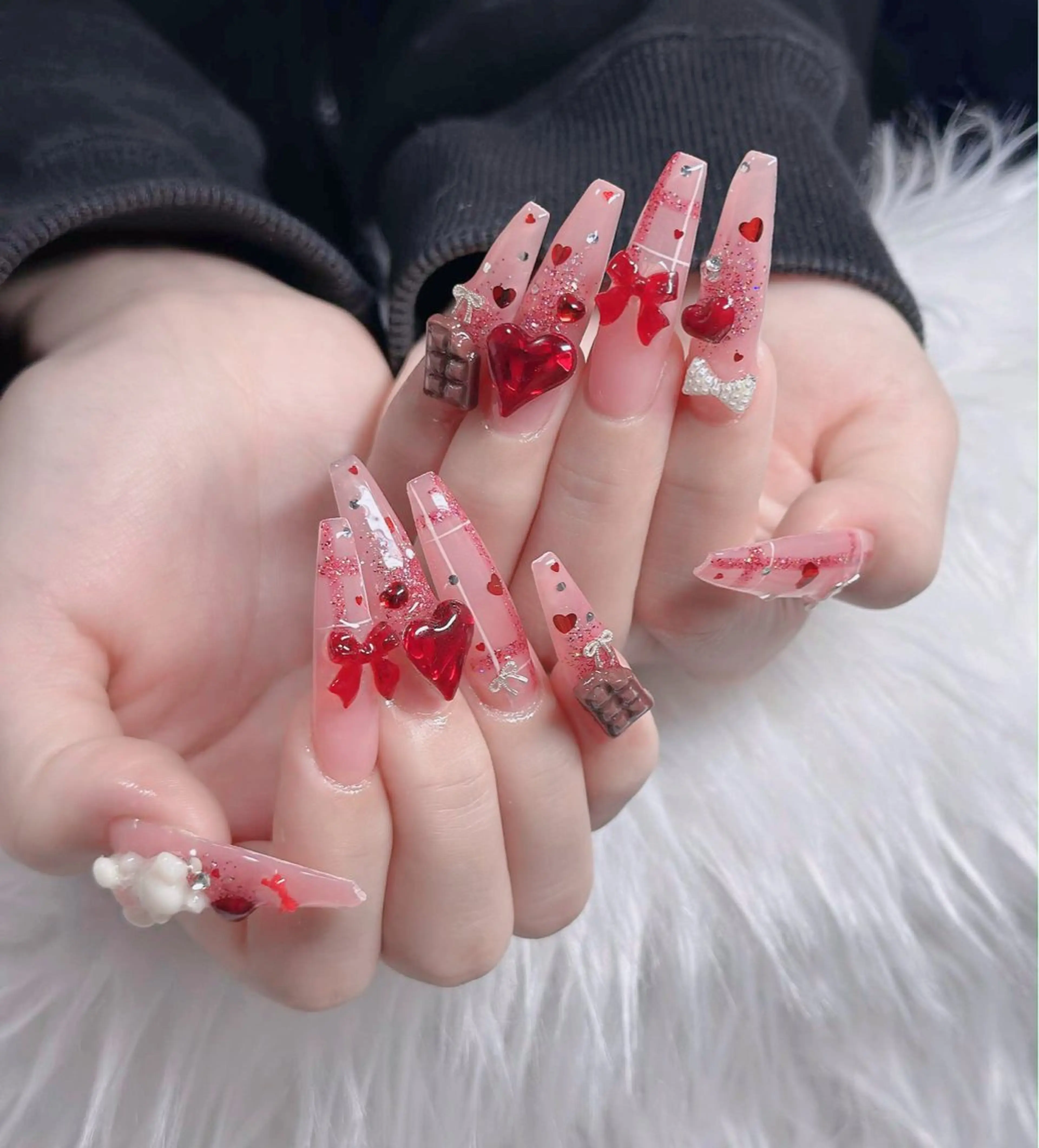ネイル フレンチネイル ジェルネイル ハロウィン 韓国ネイル マグネットネイル ハンドネイル Hbaby nailのネイルデザイン