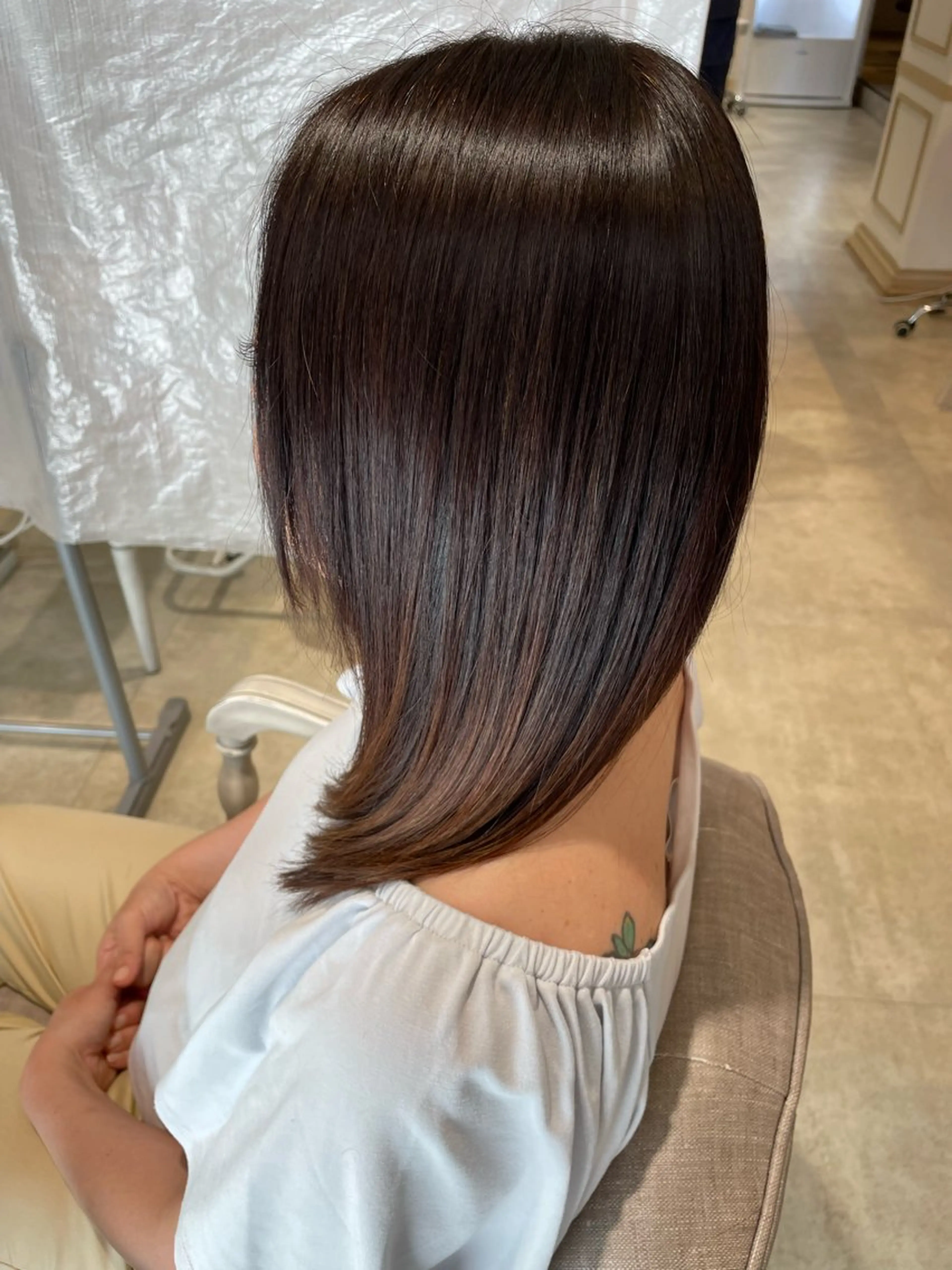 ロング カラー 髪質改善 浦野 龍太のヘアスタイル