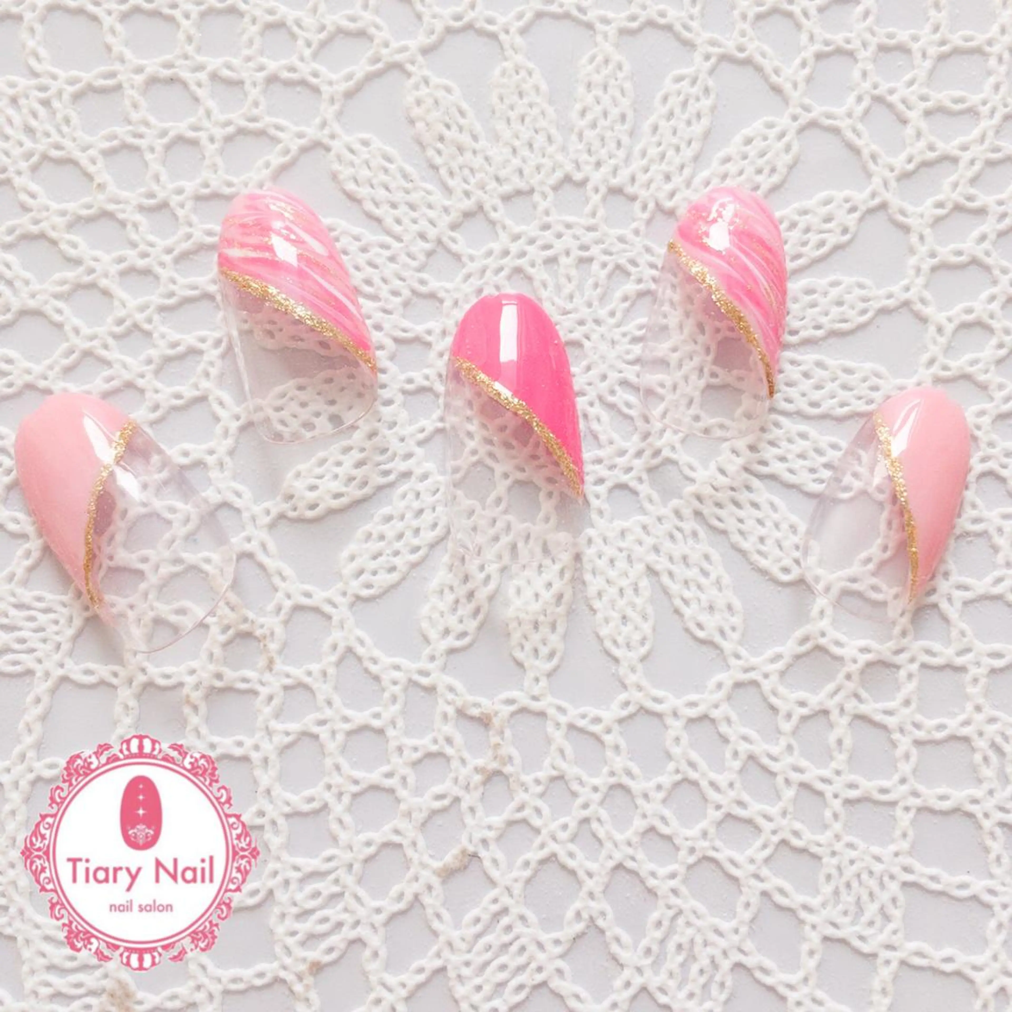 ネイル tiarynail K K🐼のネイルデザイン