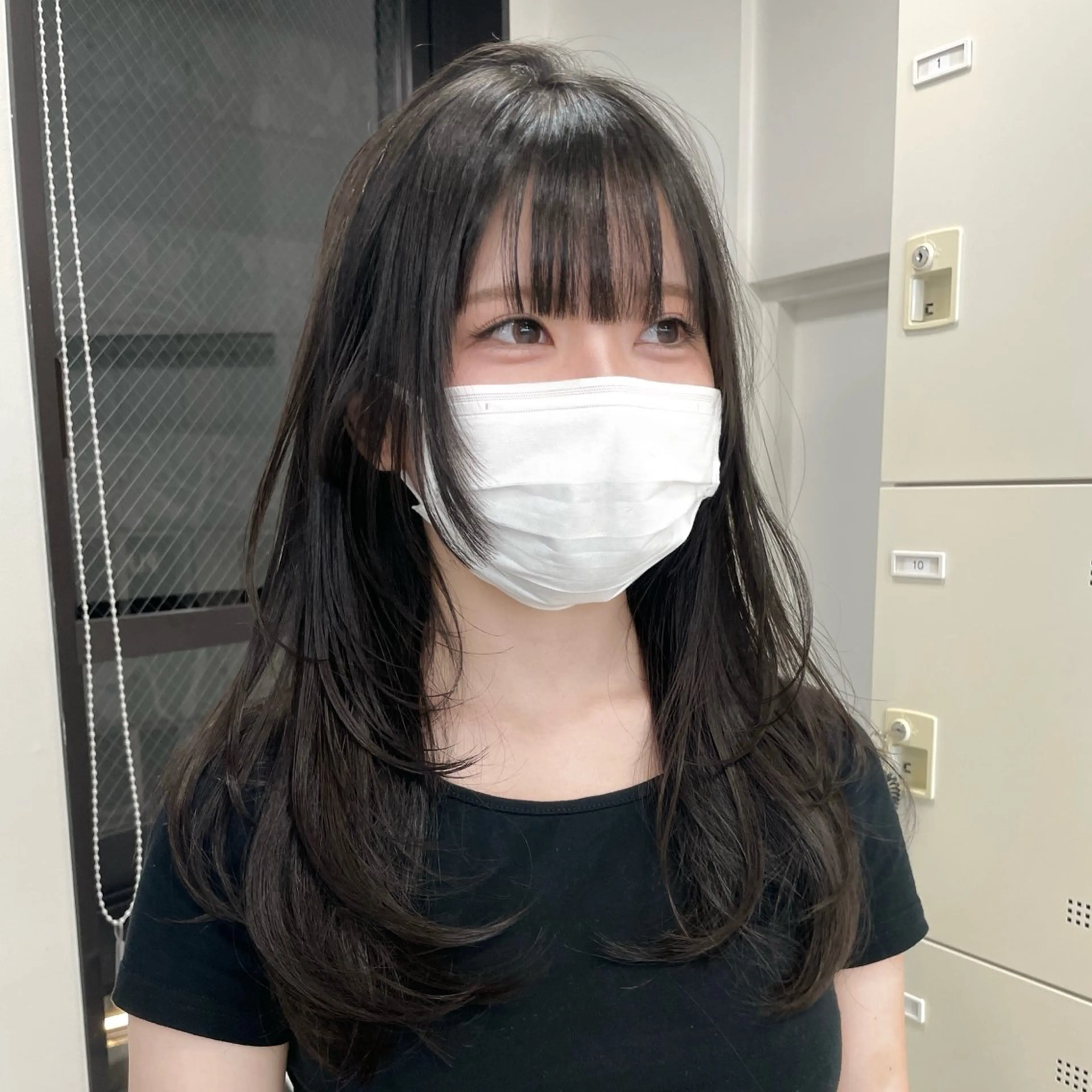 セミロング カット MOE 福岡韓国ヘア✧︎のヘアスタイル