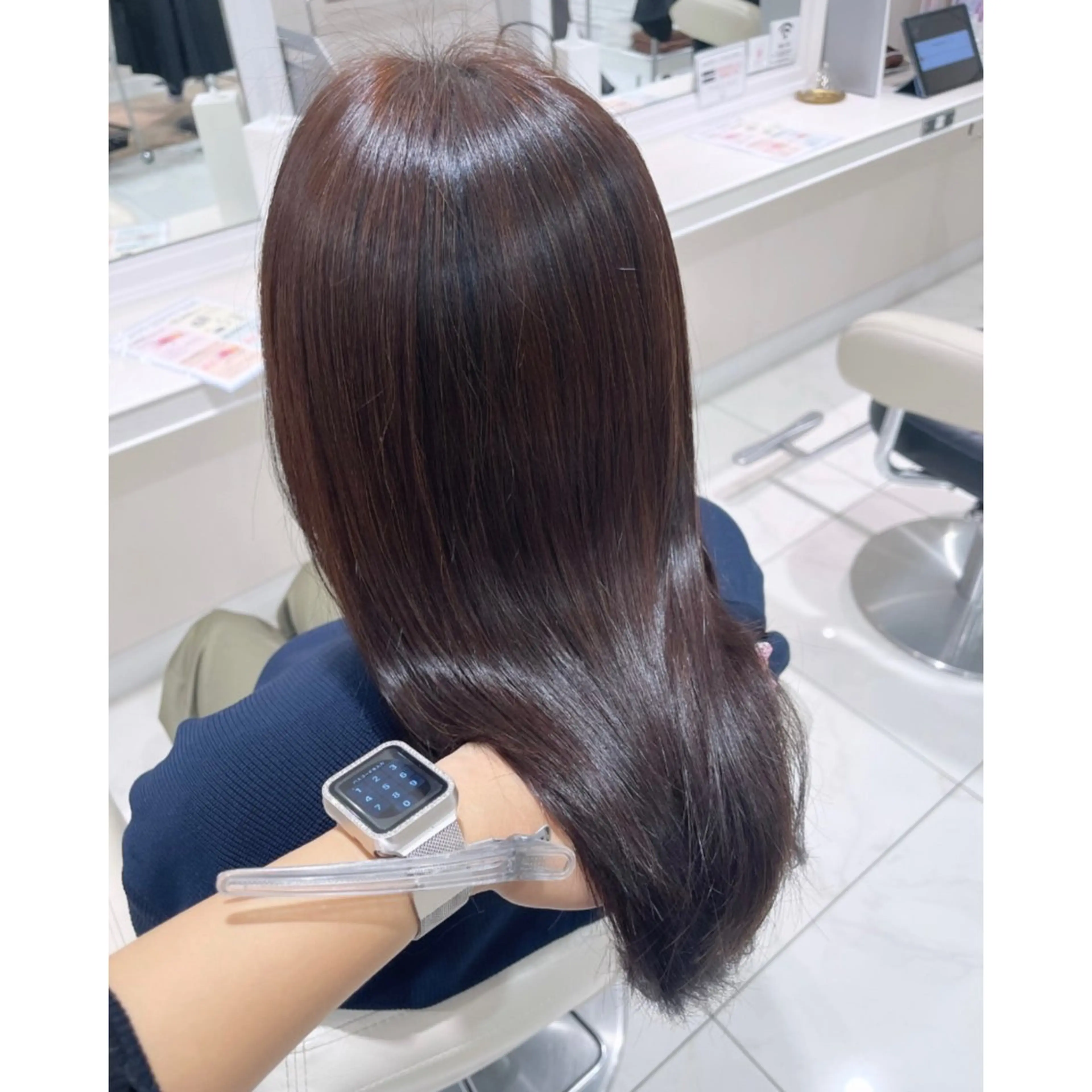 ロング カラー ヘアカラー 韓国ヘア 🎀中川綾乃🎀のヘアスタイル