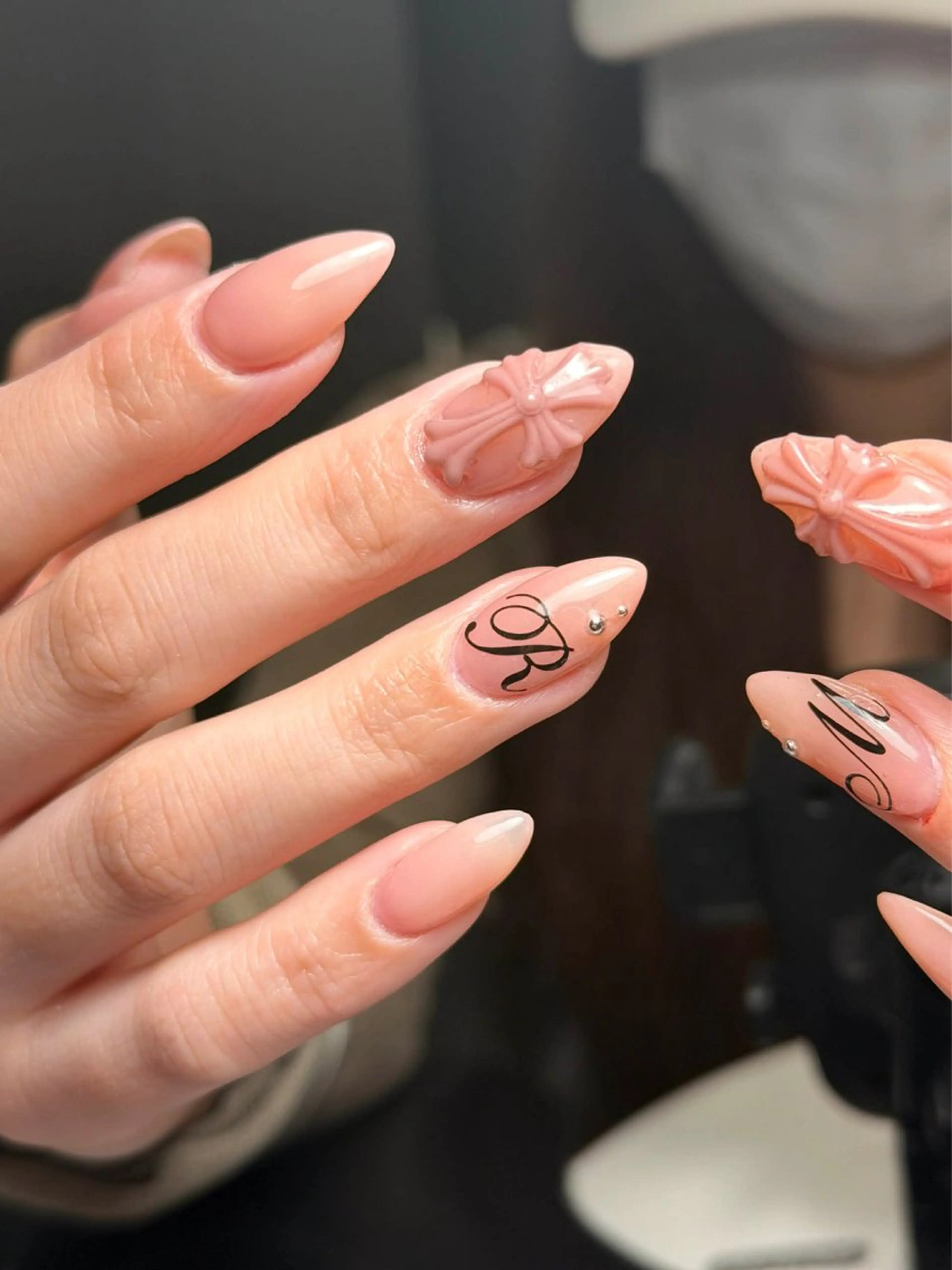 ネイル 韓国ネイル 持ち込み ニュアンスネイル 春ネイル 夏ネイル SORA ANA.CHUOのネイルデザイン