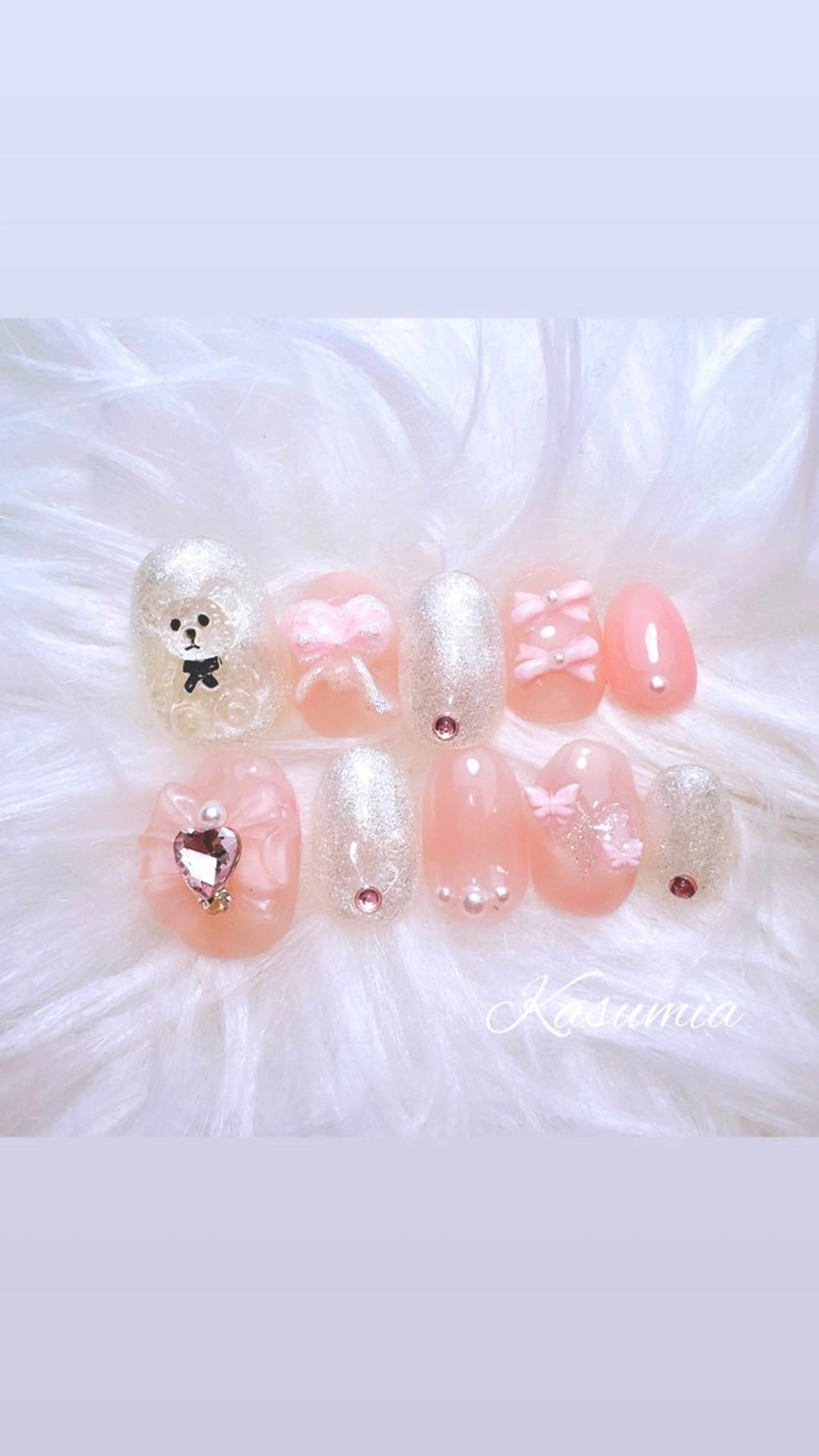 ネイル ネイルチップ 井川 華純のネイルデザイン