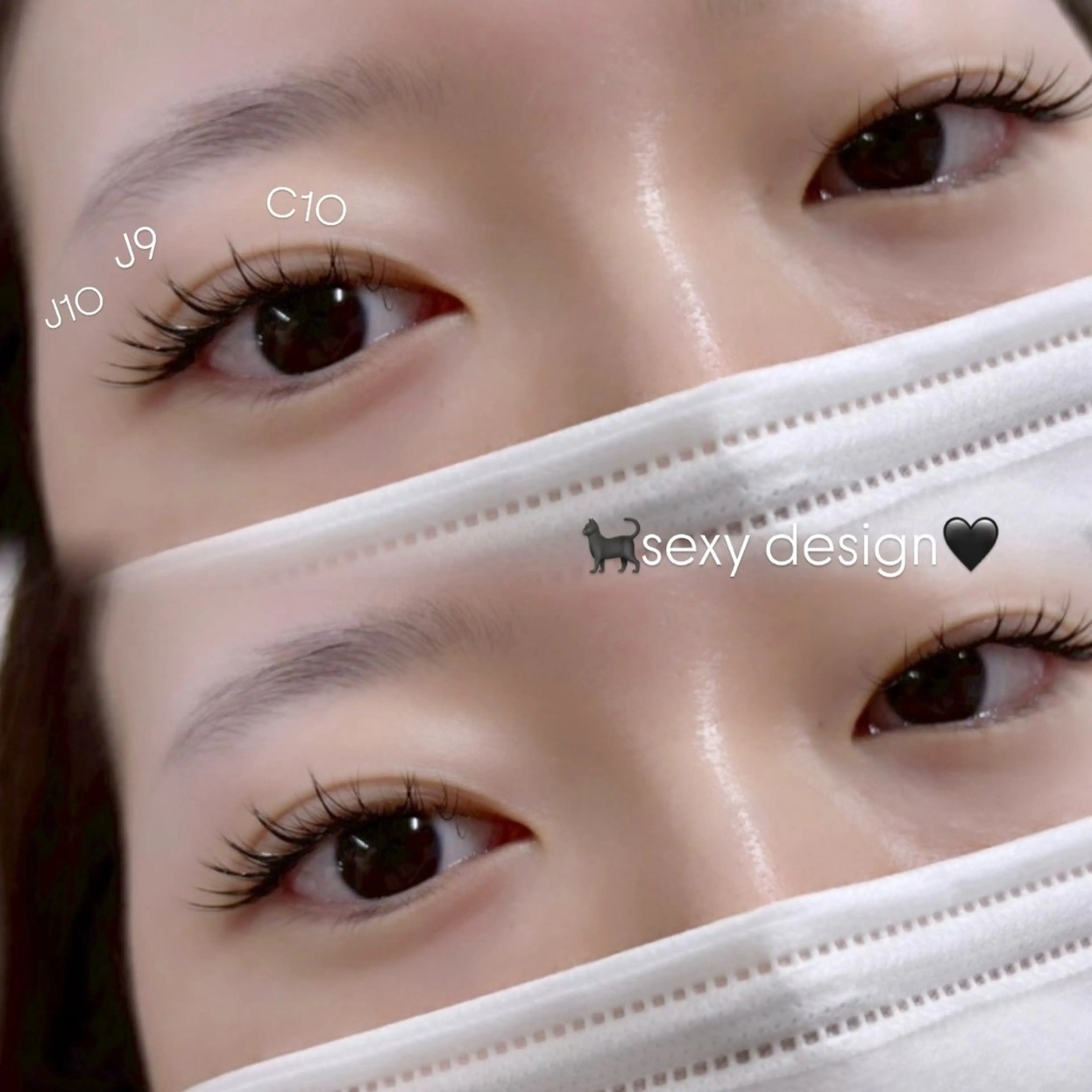 マツエク・マツパ たじま りお🩵のマツエク・マツパデザイン