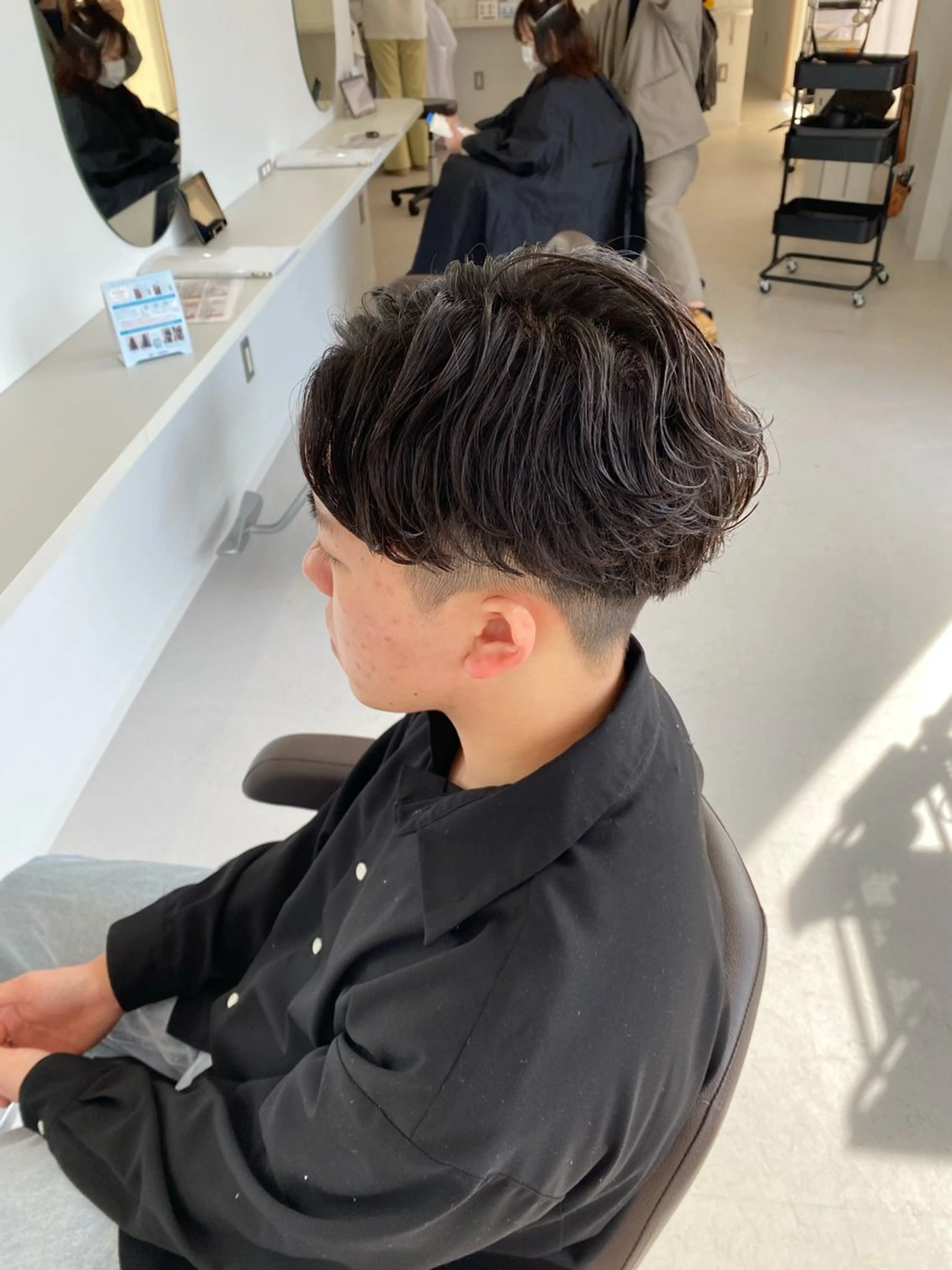 パーマ メンズ メンズパーマ ニュアンスパーマ カット パーマ 藤井 拓也のヘアスタイル